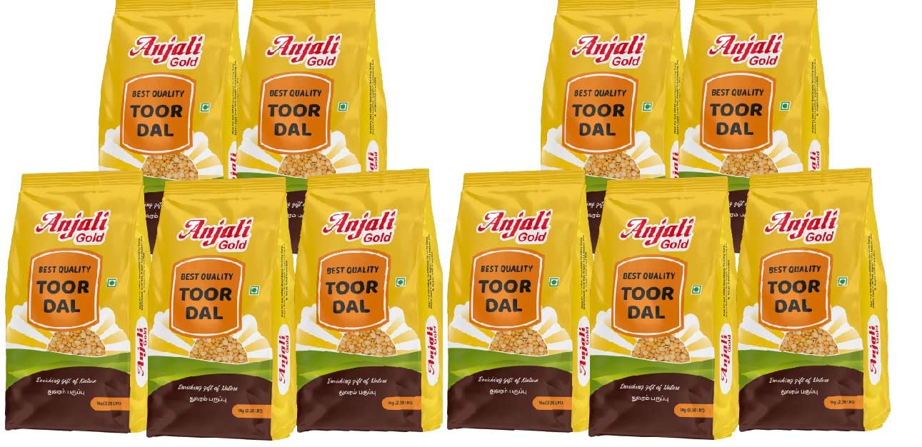 Anjali Gold Premium Unpolished Toor Dal (Arhar Dal) - 10kg (B0C6XG7K75) Amazon Price History, Amazon Price Tracker
