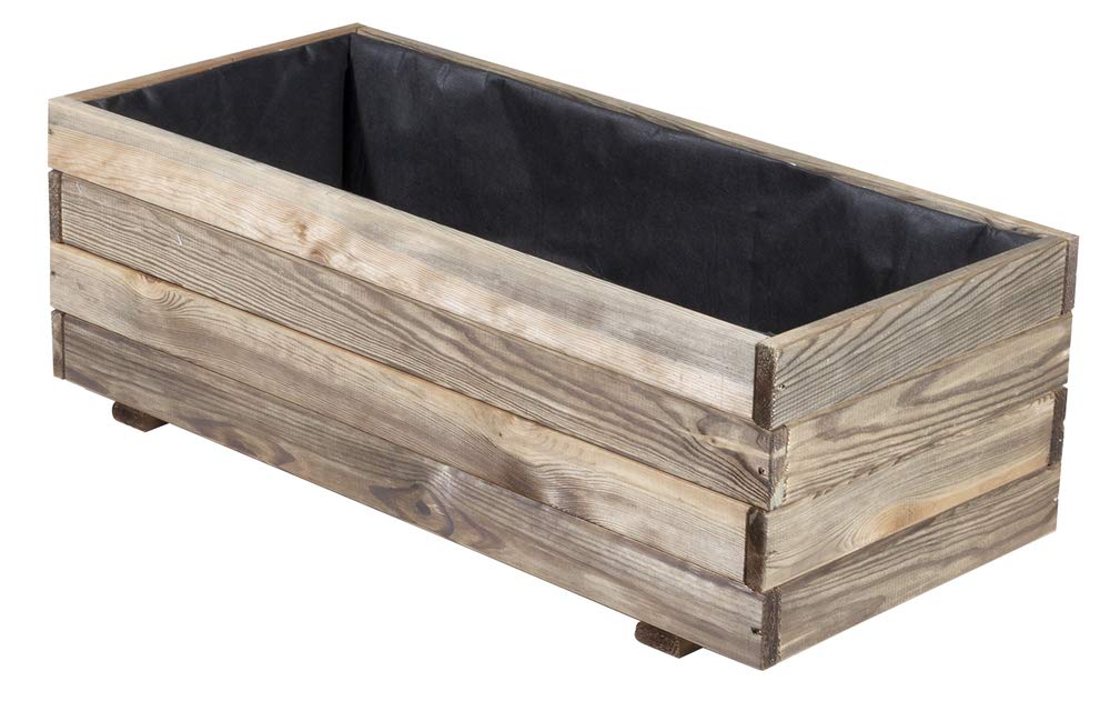 VERDELOOK Fioriera in legno impregnato 90x40xH30cm