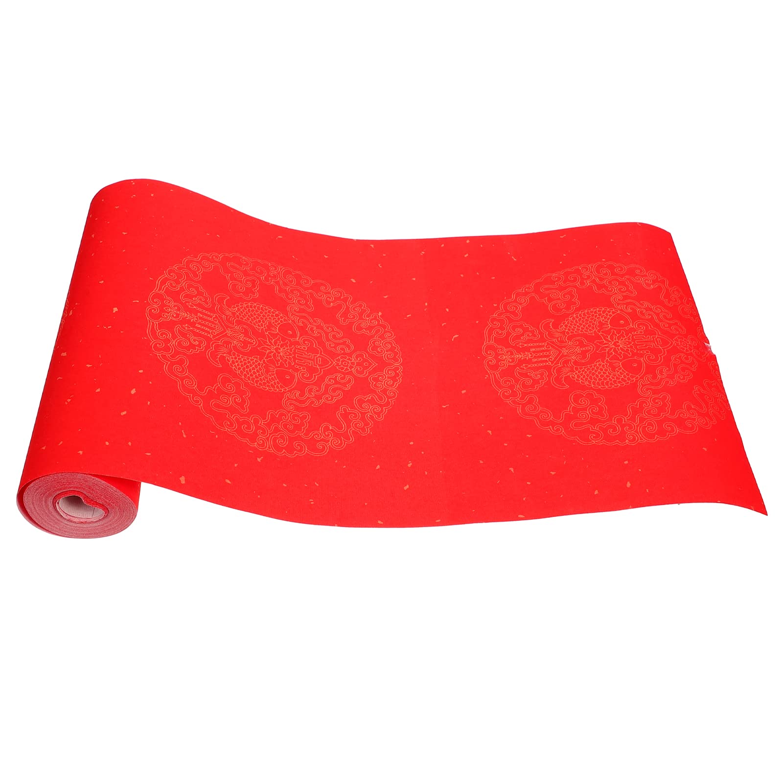 Ubervia® 1 Roll Red Xuan Paper Blank Calligraphy Paper Spring Festival Couplet Paper-image-28