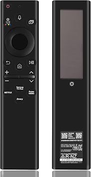 BN59-01385A TM2280E Fit for Samsung Remote Control for Smart TV 2021-2023 Crystal QLED Neo LED 4K TV Series, 85 inch |65 inch |55inch Series with Voice Rechargeable Solar Cell, 4 Shortcut Buttons