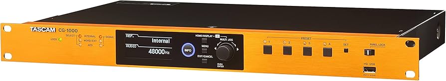 TASCAM CG-1000 マスタークロックジェネレーター Amazon | Tascam CG-1000 マスタークロックジェネレーター | PA