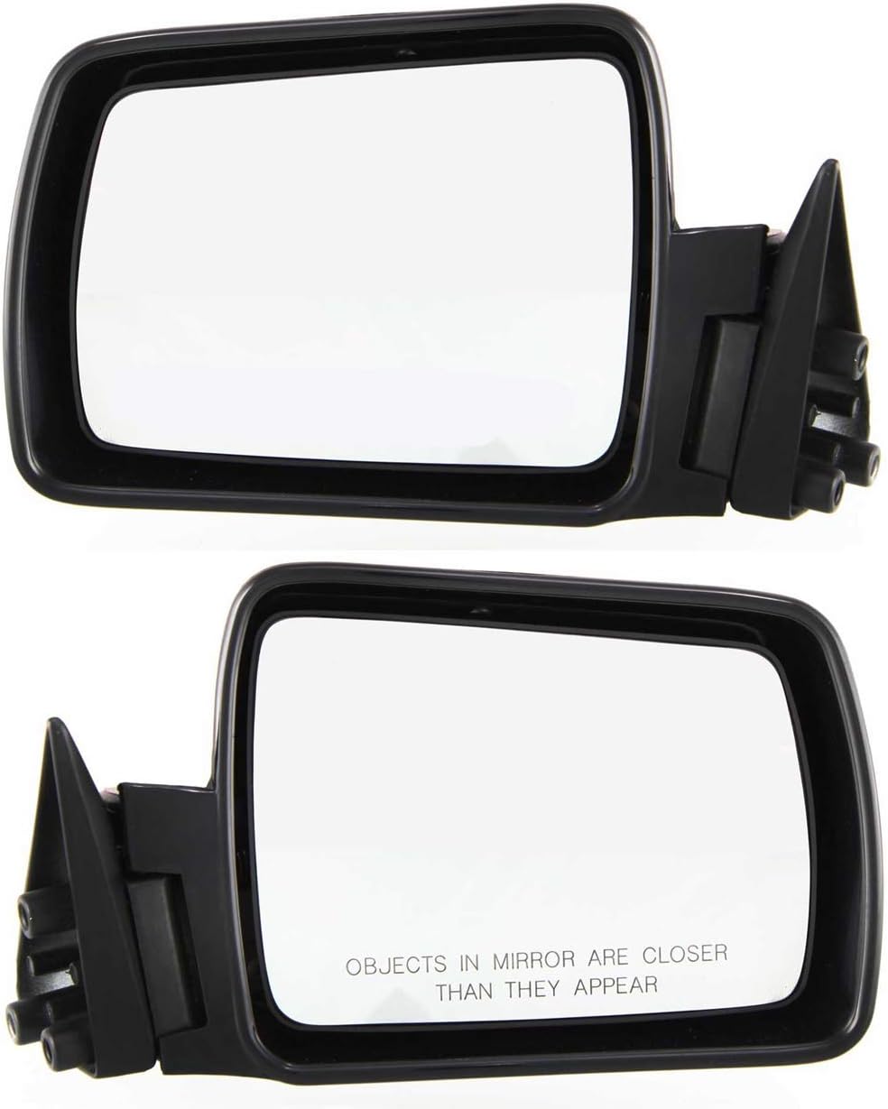 Kool Vue Driver & Passenger Side Mirrors for Jeep Cherokee 1984-1994 Paintable