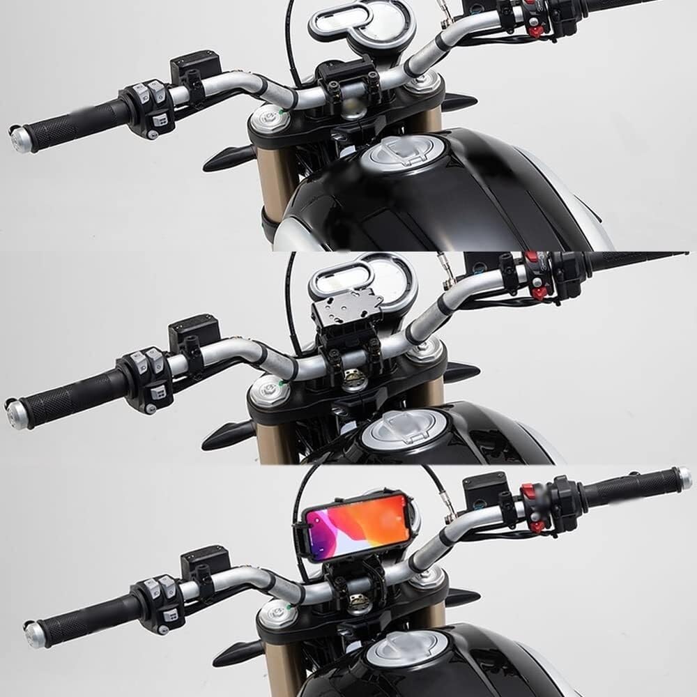 Fijación Smartphone Scooter Soporte de Navegación con USB para Moto Compatible Ducati para Scrambler 1100 para Sport 2017-2021