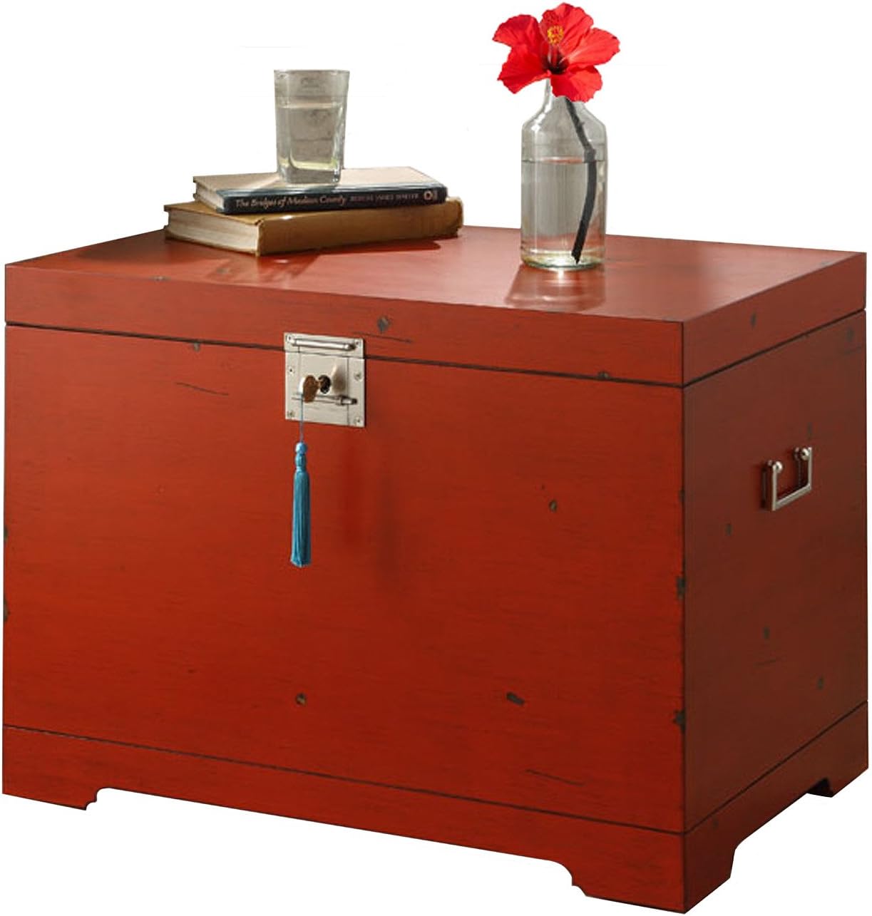 Dream Capsule Ming Red Wood Storage Chest, Large and Small