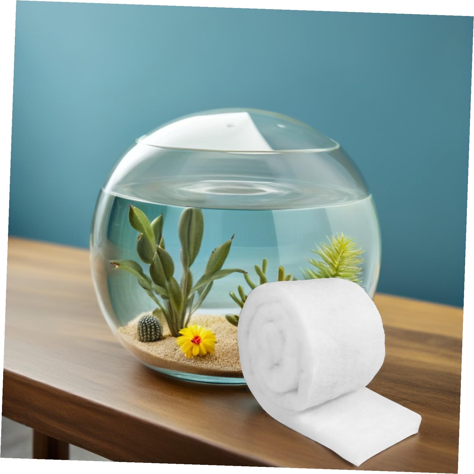 TOYANDONA 10 Esponjas Filtrantes para Acuario Blanco Material de Alta Densidad para Peceras, Estanques y Fuentes
