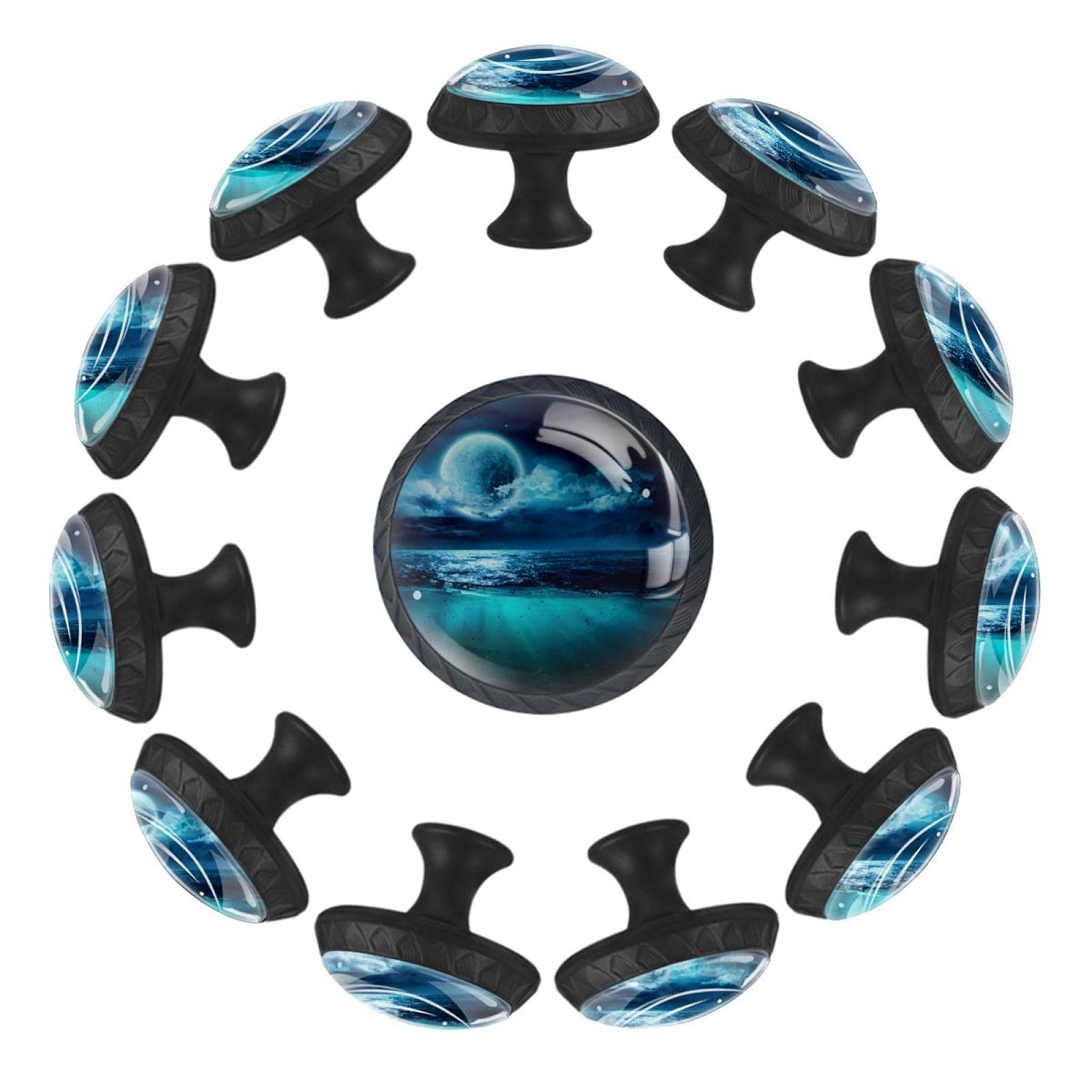 Boutons de tiroir ronds 35 mm robustes pour commode et grands meubles