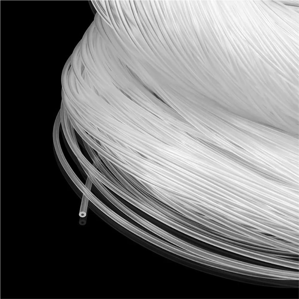 Manguera capilar flexible de silicona negra - Tubo de goma resistente for máquinas de laboratorio y de café (1 unidad)(White,10metersx2.5mm3.5mm)