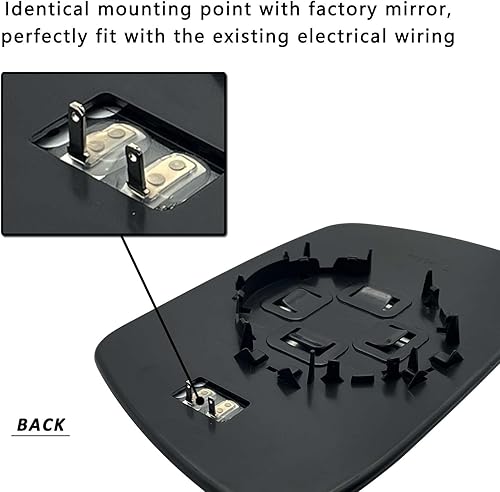 Miniatura 4 de Espejo calefactable para el lado izquierdo del conductor de repuesto para Jeep Grand Cherokee 2005 2006 2007 2008 2009 2010 espejo lateral para Jeep
