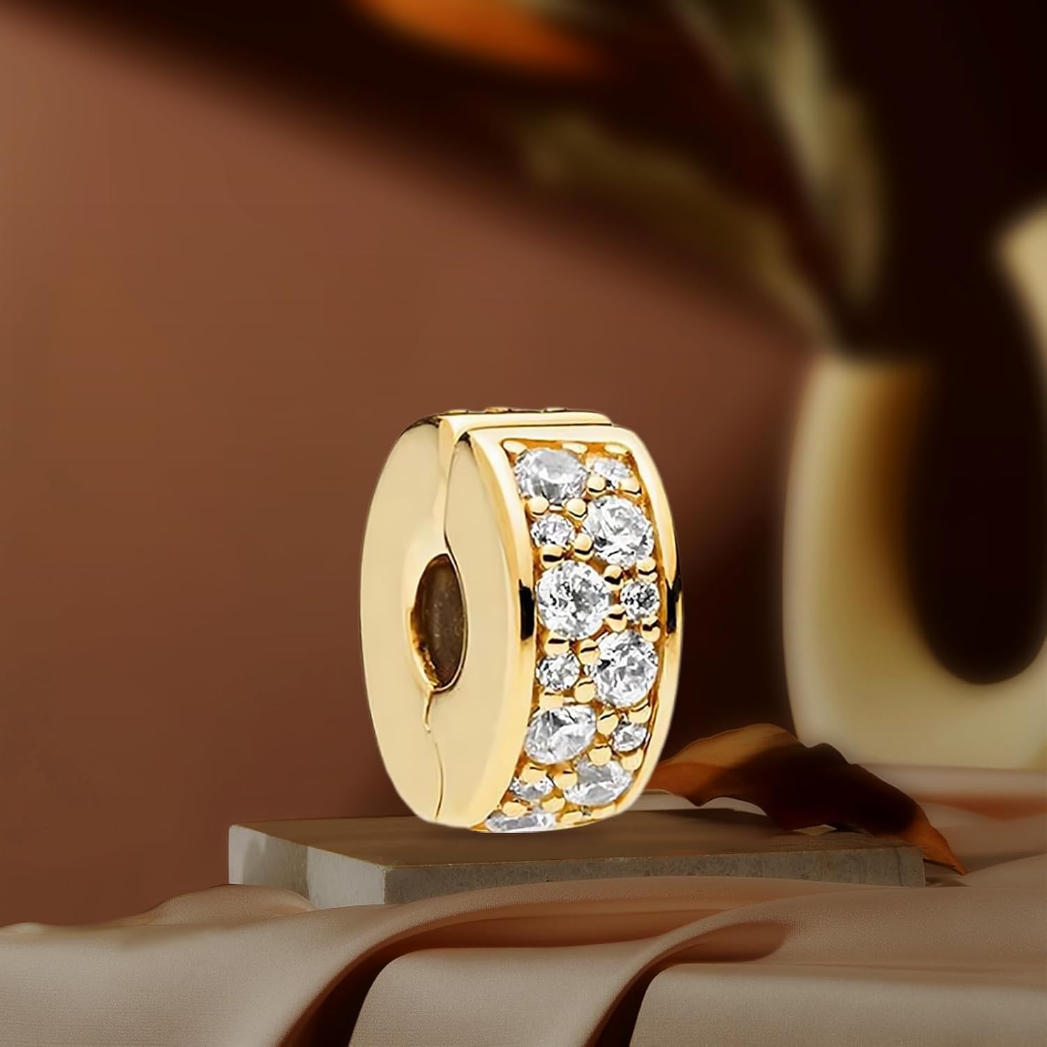 Annmors Clip Stoppers for Bracelets 925 Sterling Silver Safety Chain Security for Women Charm Bracelets - Image 2