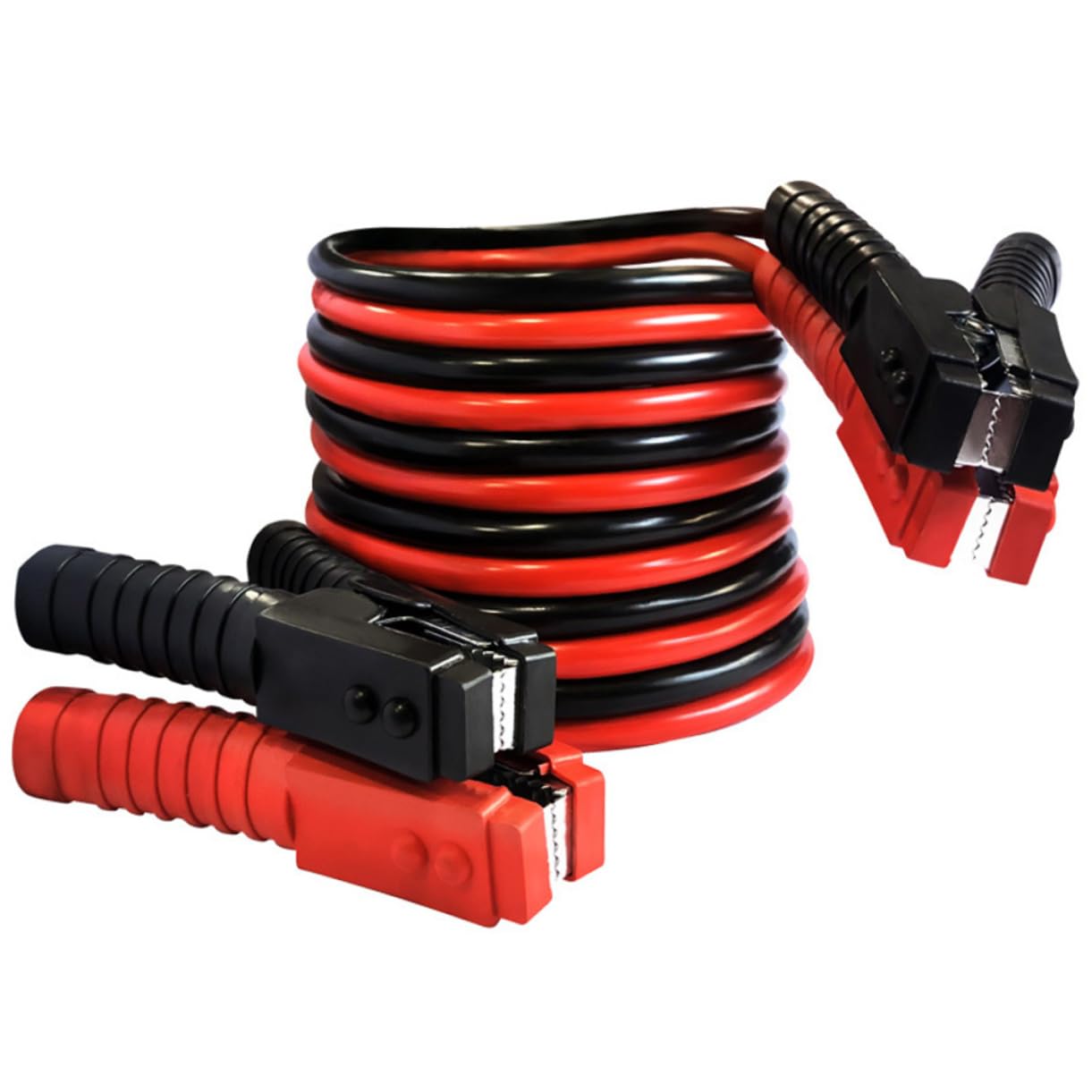 SOLUSTRE Kit de Cables de Puente de 2500 Pinzas Cocodrilo para Arranque de Batería de Coche