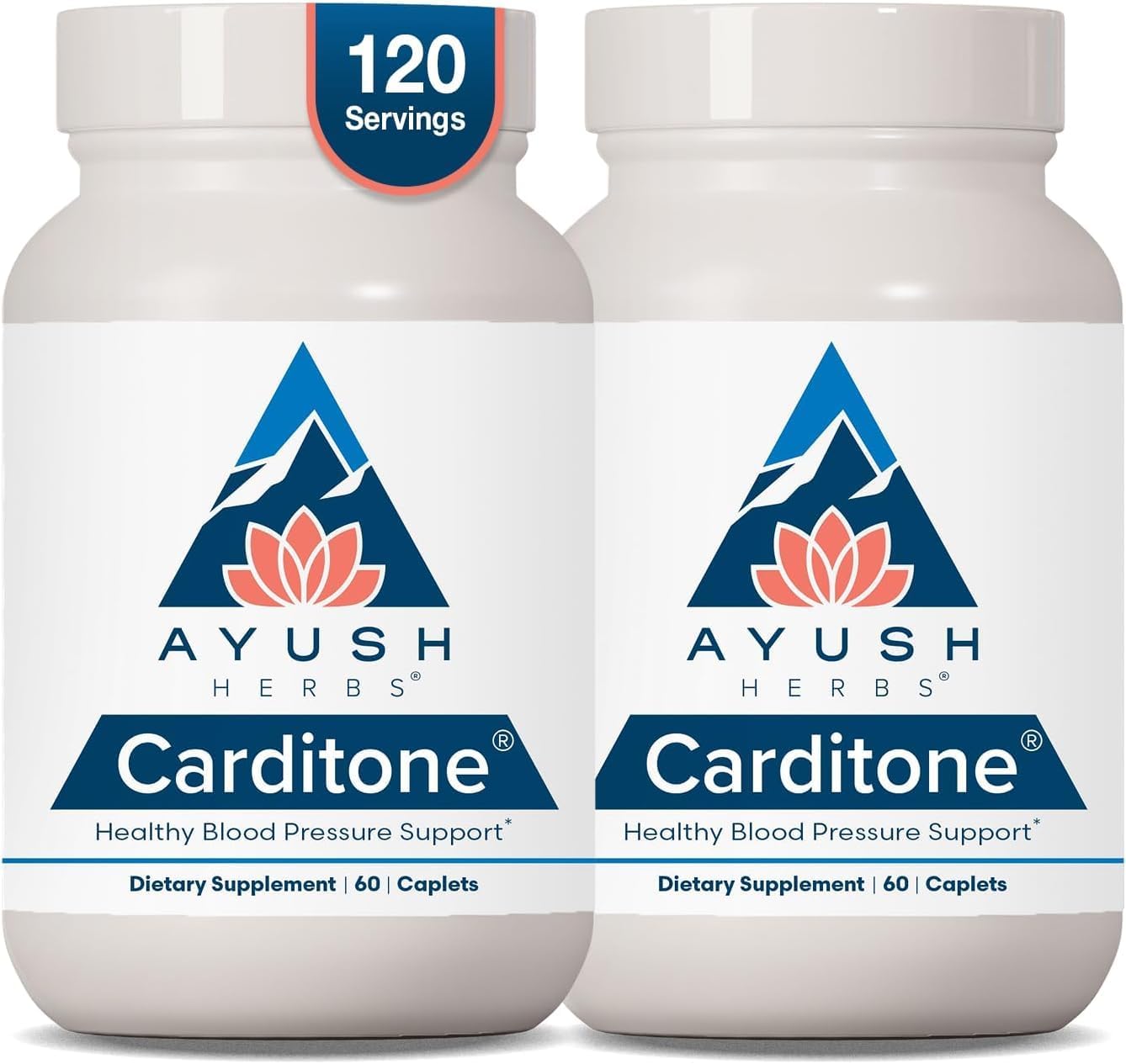 Ayush Herbs - Carditone 60 caplets (Pack of 2)