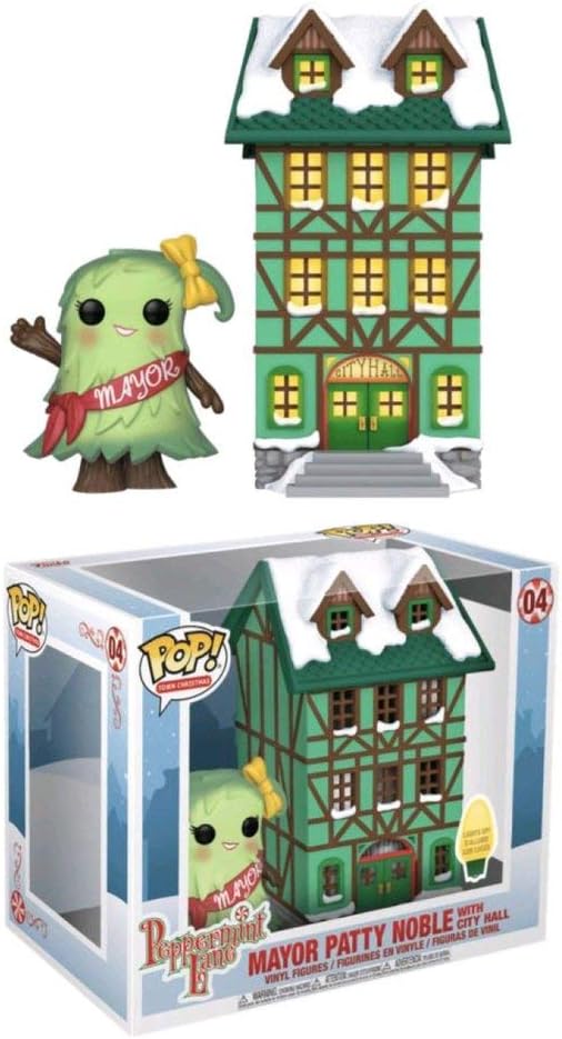 Funko Pop! Town: Holiday - Town Hall with Mayor Patty Noble, Multicolor