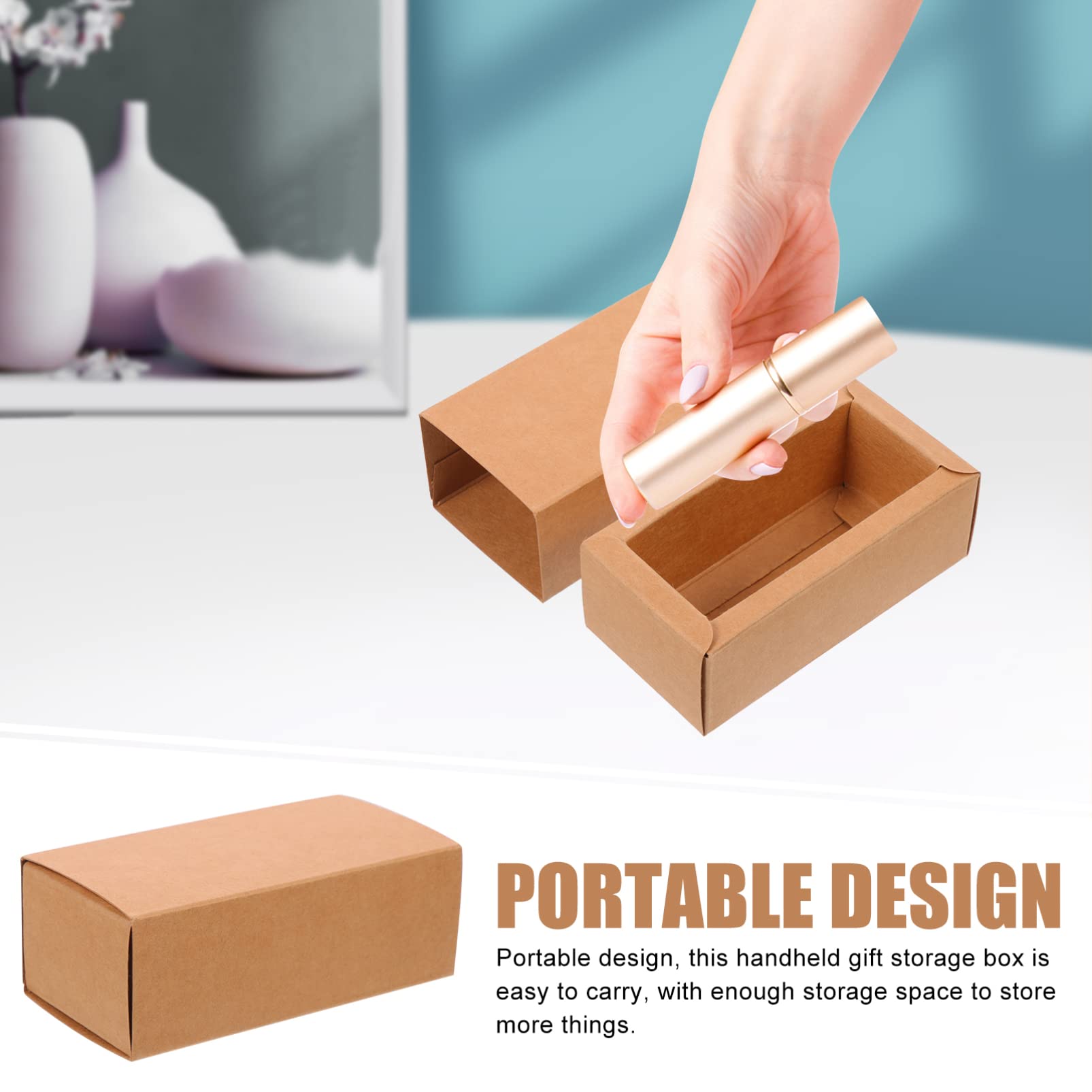 Amazon | LALAFINA ギフトボックス 小 箱 ラッピング クラフト紙 無地