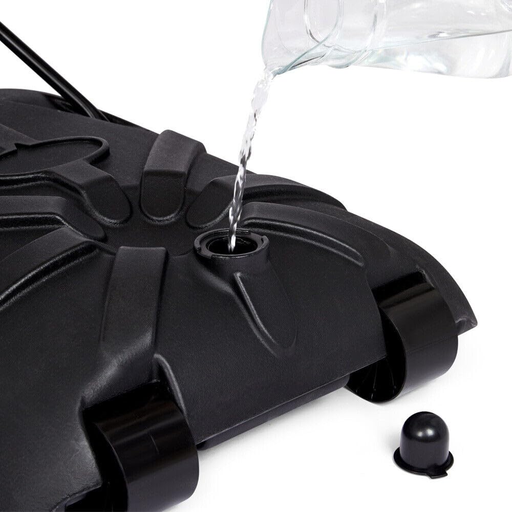 tabellone da basket di alta qualità e sistema di rete per bambini, telaio in acciaio massiccio ultra resistente da 38,1 cm, montaggio a parete o portatile, regolabile in altezza, palo imbottito