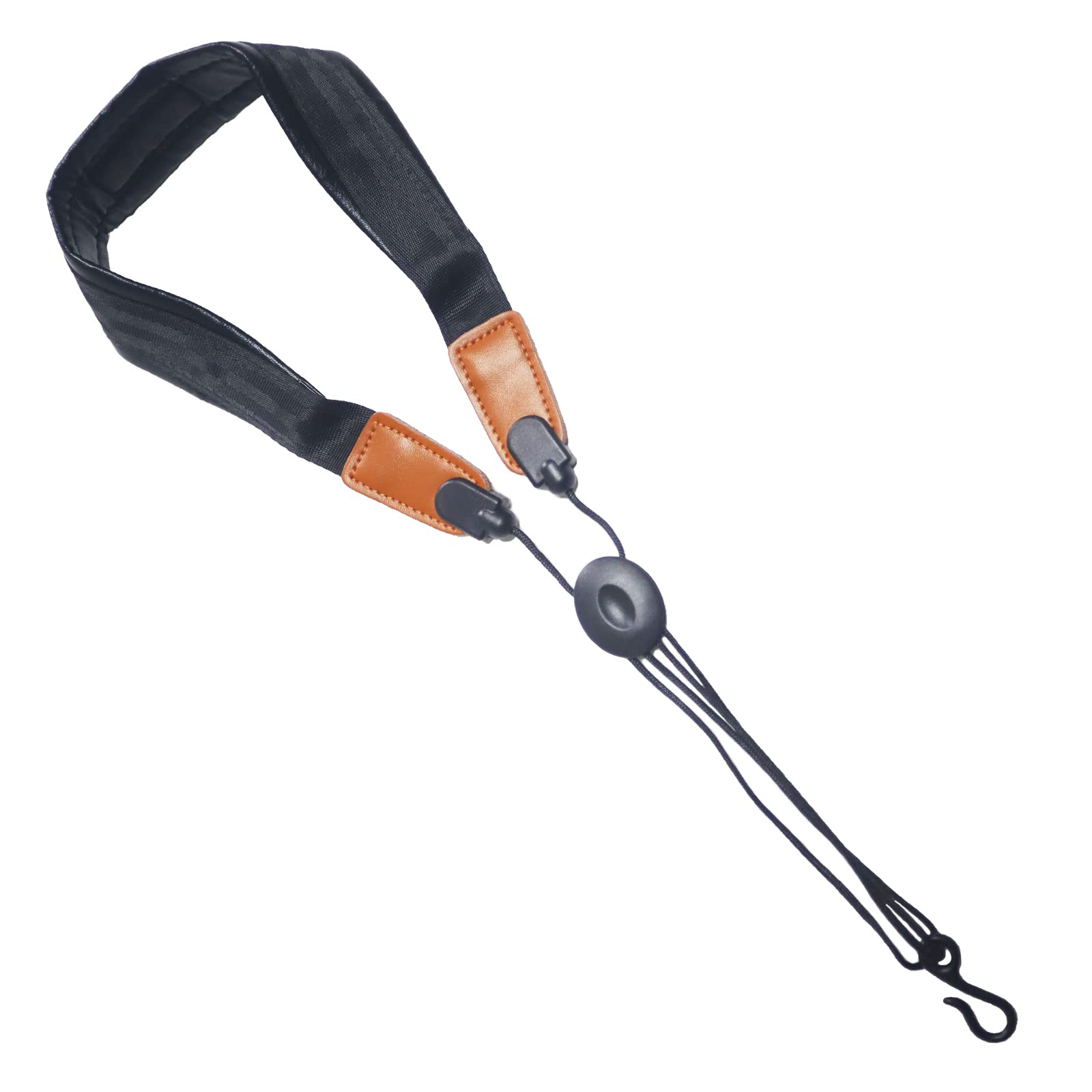 Saxophone strap,Adjustable Length Saxophone Neck Strap With Soft Leather Padded For Alto Tenor Soprano Clarinet Saxophone accessories