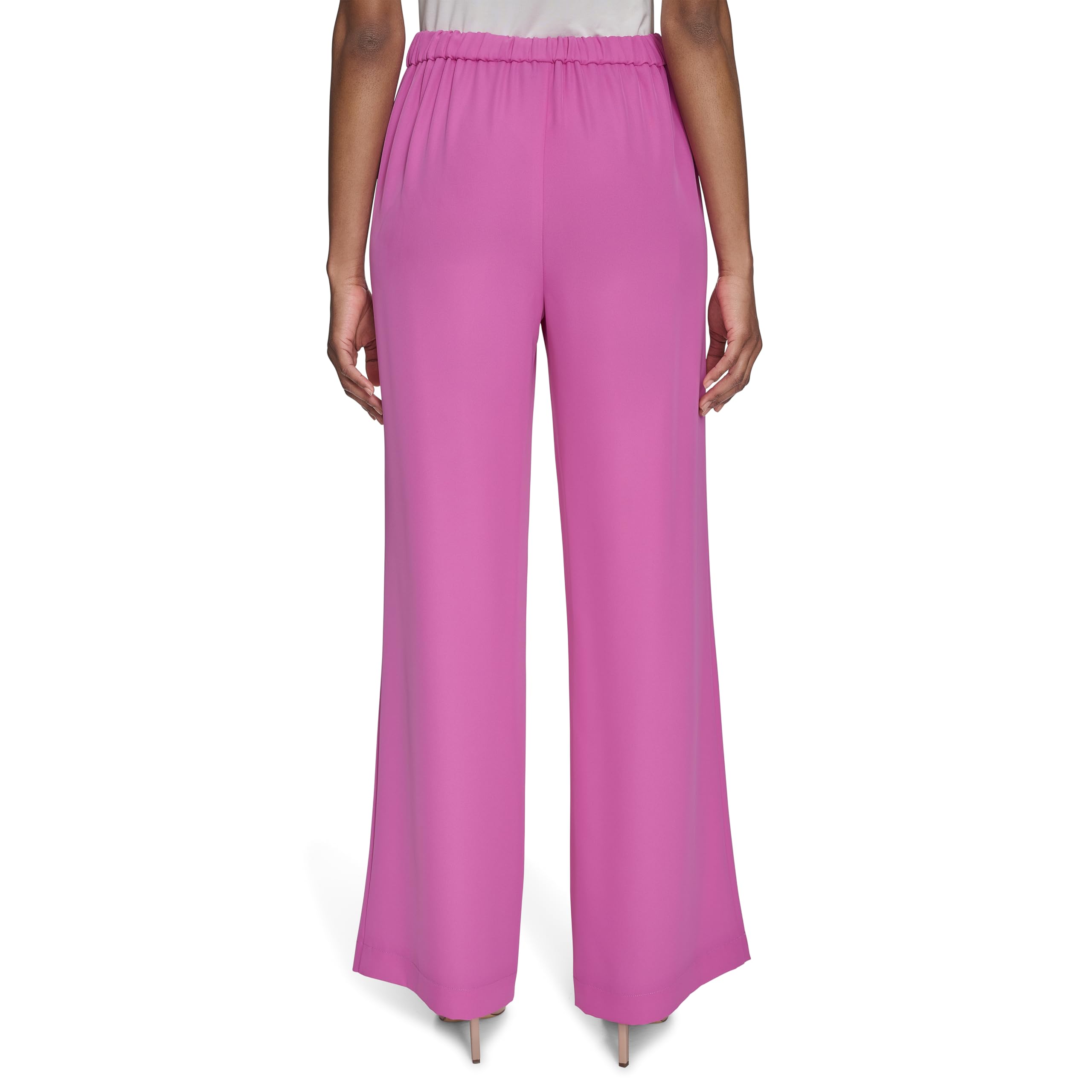 H Halston Womens Straight Leg Soft Suiting Office Workwear Pant