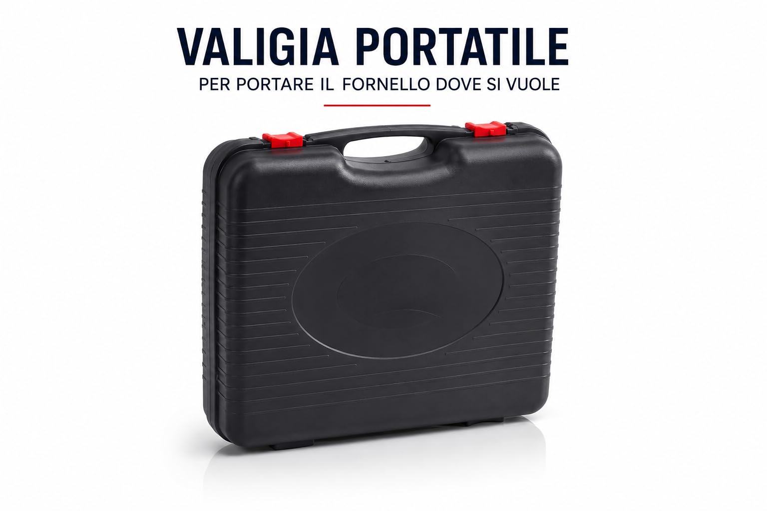 Fornello a Gas da Campeggio a Doppio attacco Cartucce di gas Butano o Bombola di gas GPL con Valigetta