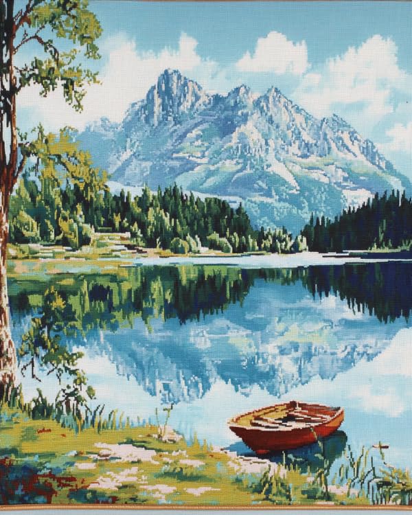 * vintage picture ❀ 北欧の森 刺しゅう絵 フレーム vintage picture ❀ 北欧の森 刺しゅう絵 フレーム vintage