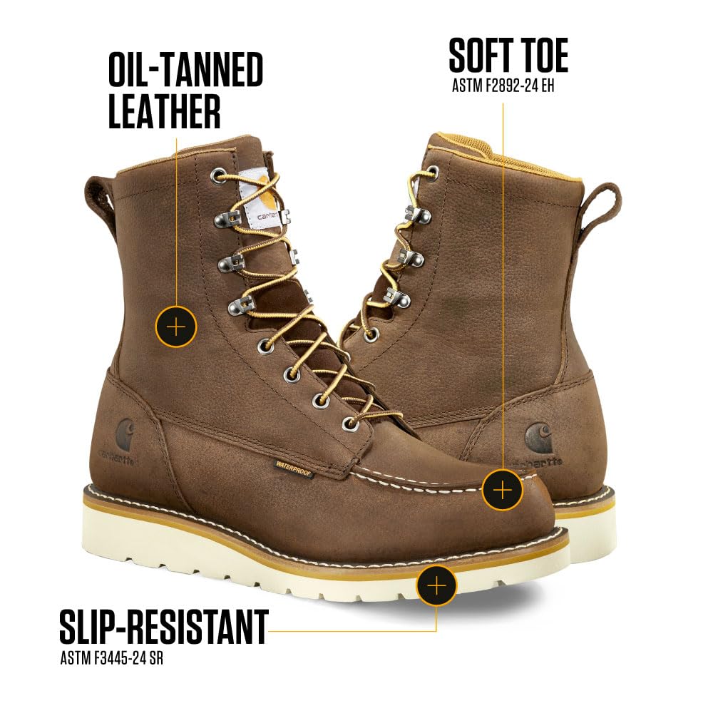 Carhartt Mężczyźni Waterproof Moc Toe Wedge BootButy za kostkę