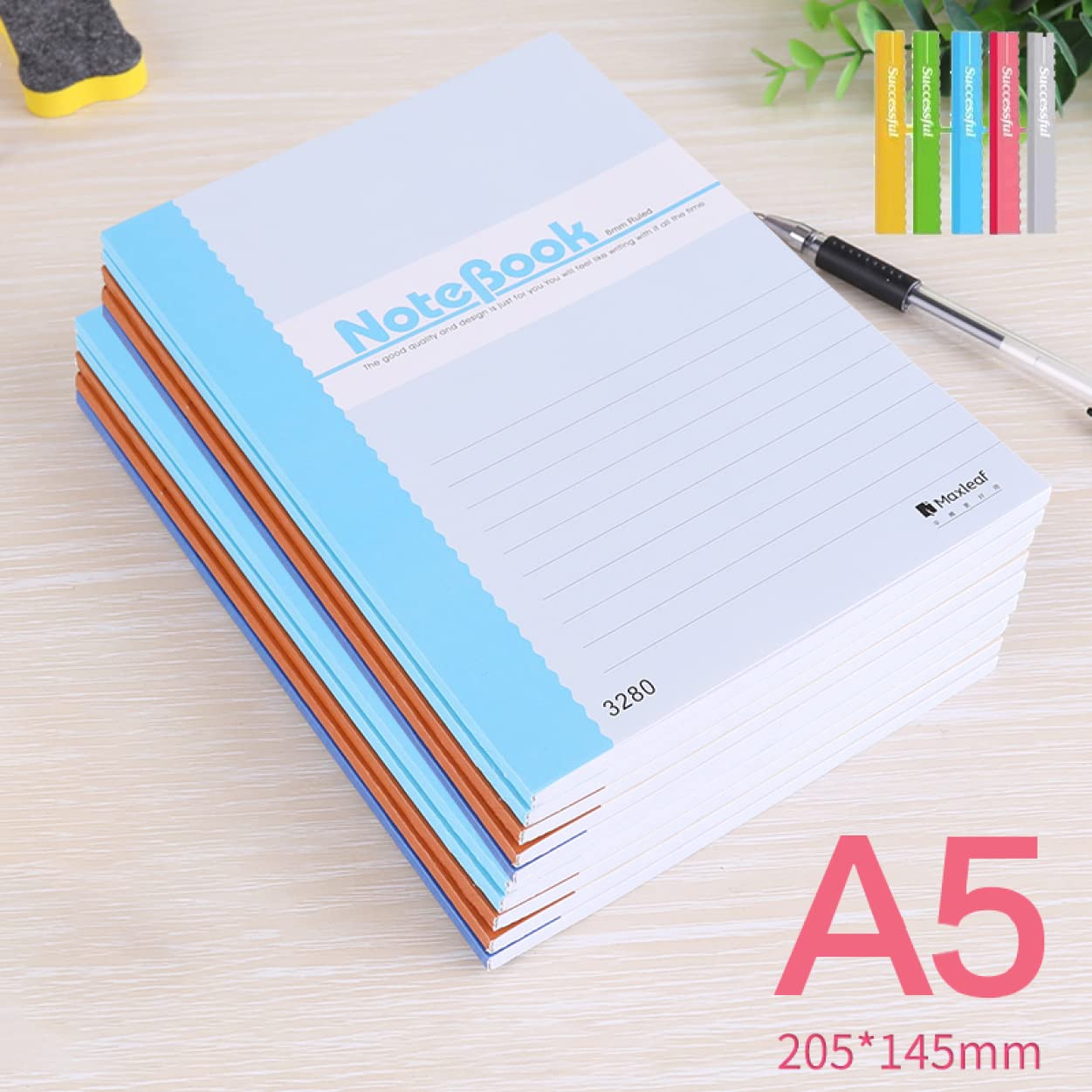 Amazon | QQZSG ノート a5メモ帳 ノートブック 52ページ 厚手 A5 10冊