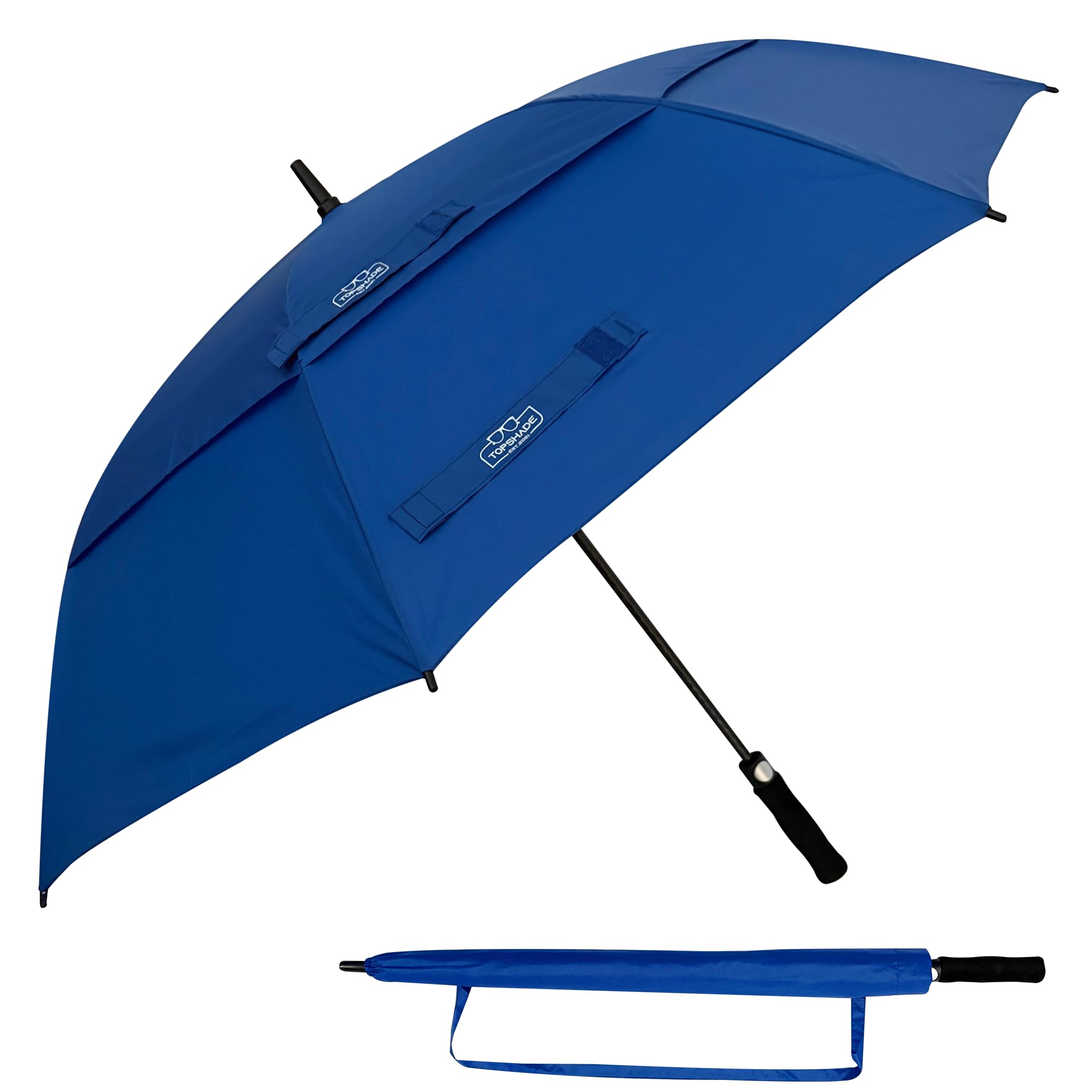 Golf Umbrella 54 62 68 inch Double Canopy Automatic Open