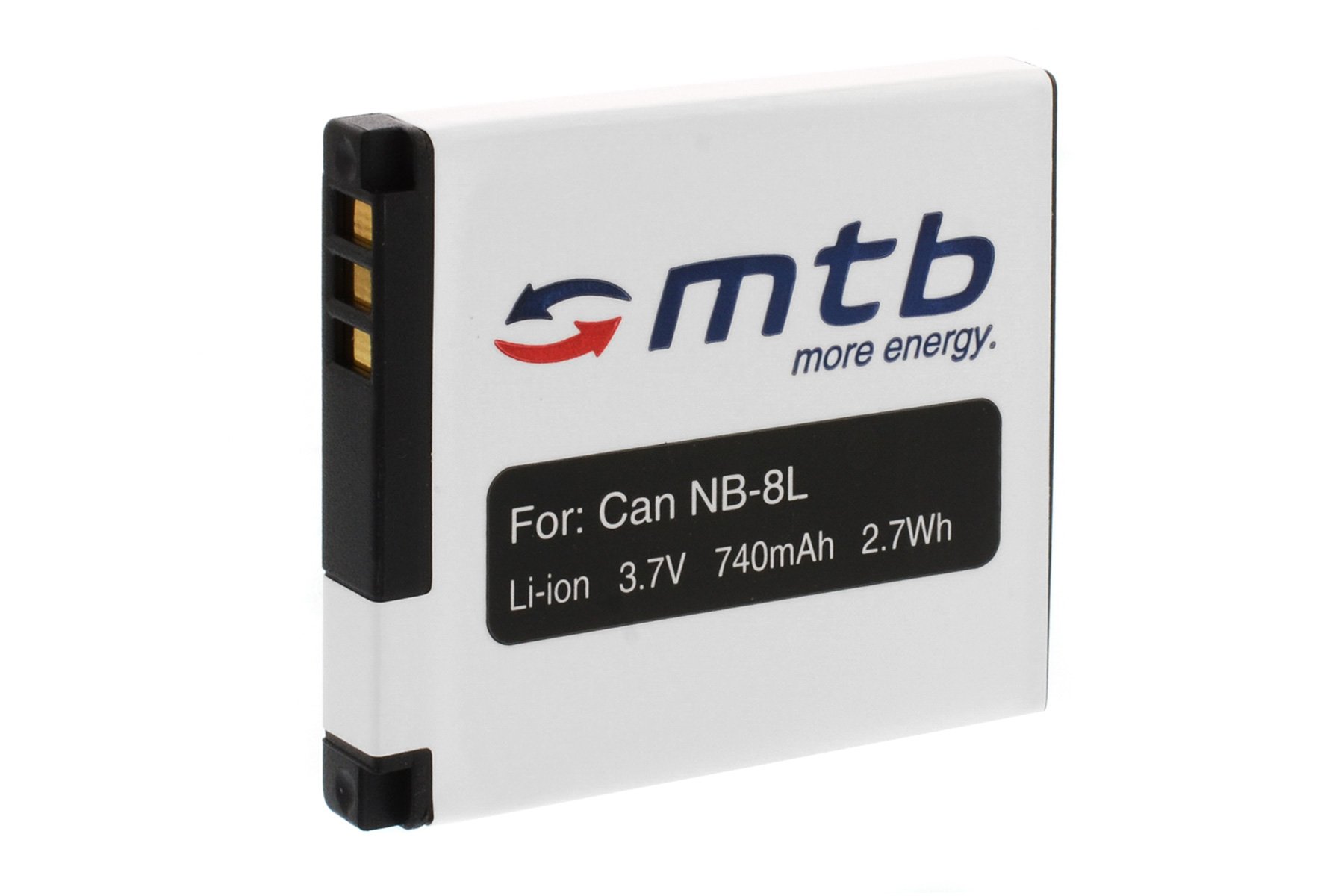 Batteria + Caricabatteria NB-8L per Canon PowerShot A3200 IS, A3300 IS, A3350 IS