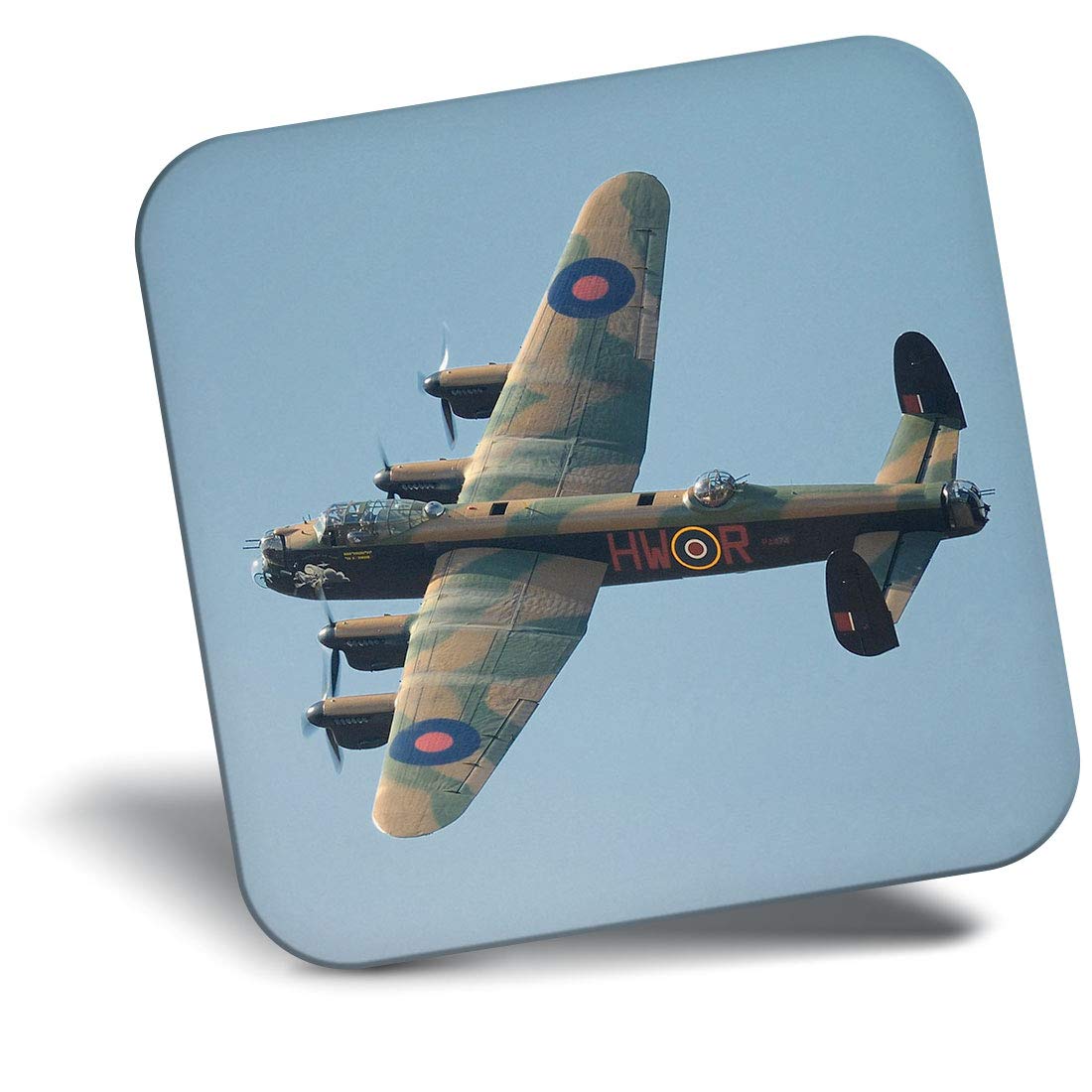 Destination Vinyl Ltd Fridge Magnet - Avro Lancaster Bomber Vintage Plane 13086