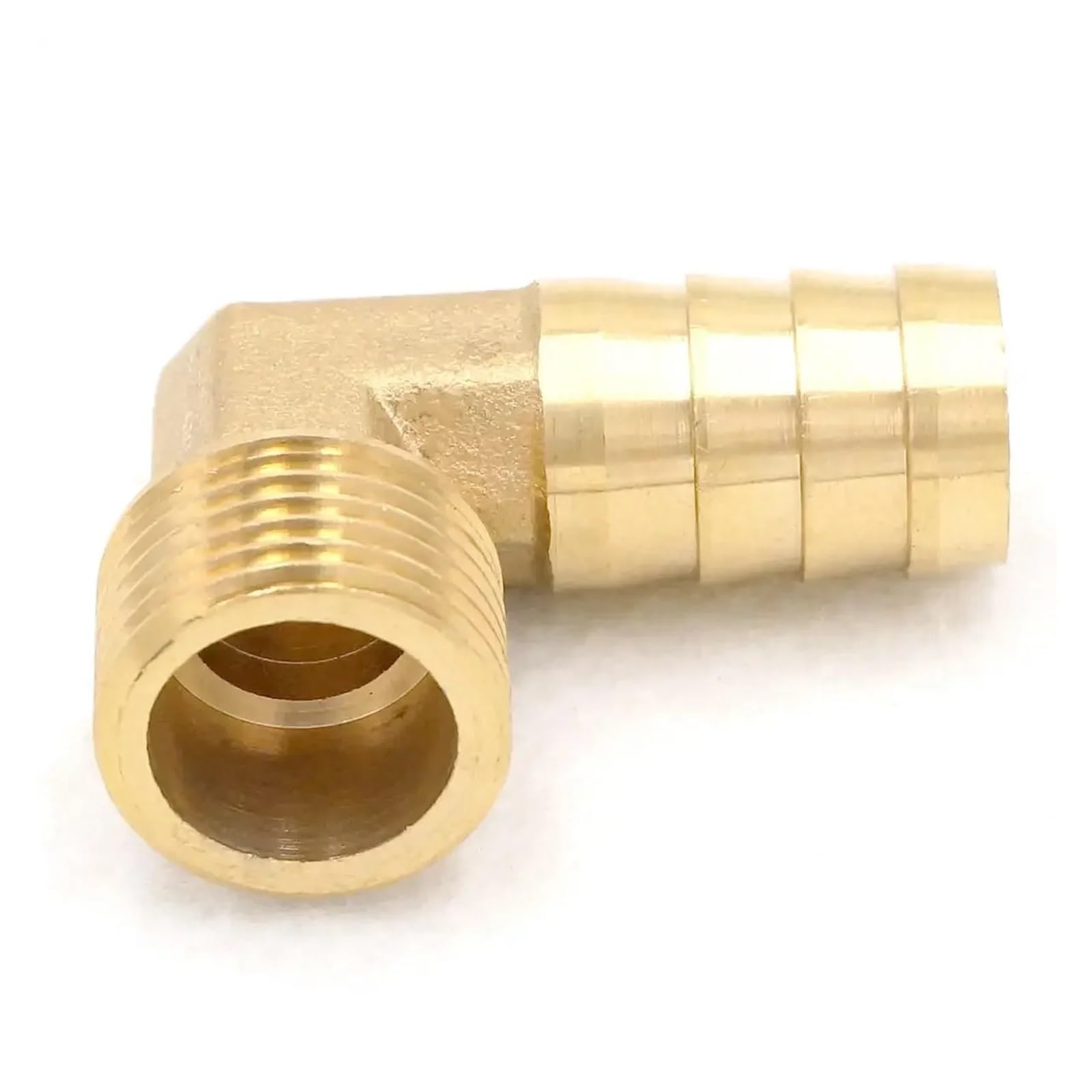 Mqxfczux Men's One Color 2Pc Hose I/D 16Mm X 1/2" Bsp Thread Elbow Brass Coupler Splicer Connector Fitting