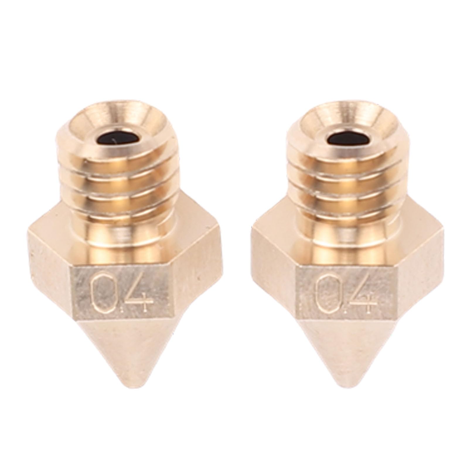Yctze MK8 Messingdüse 0,4 Mm Raise3D – 2 Stück 3D-Drucker Messingdüse Ersatz Raise3D N-Serie, Pro2, Pro3, E2-3D-Drucker-Zubehör