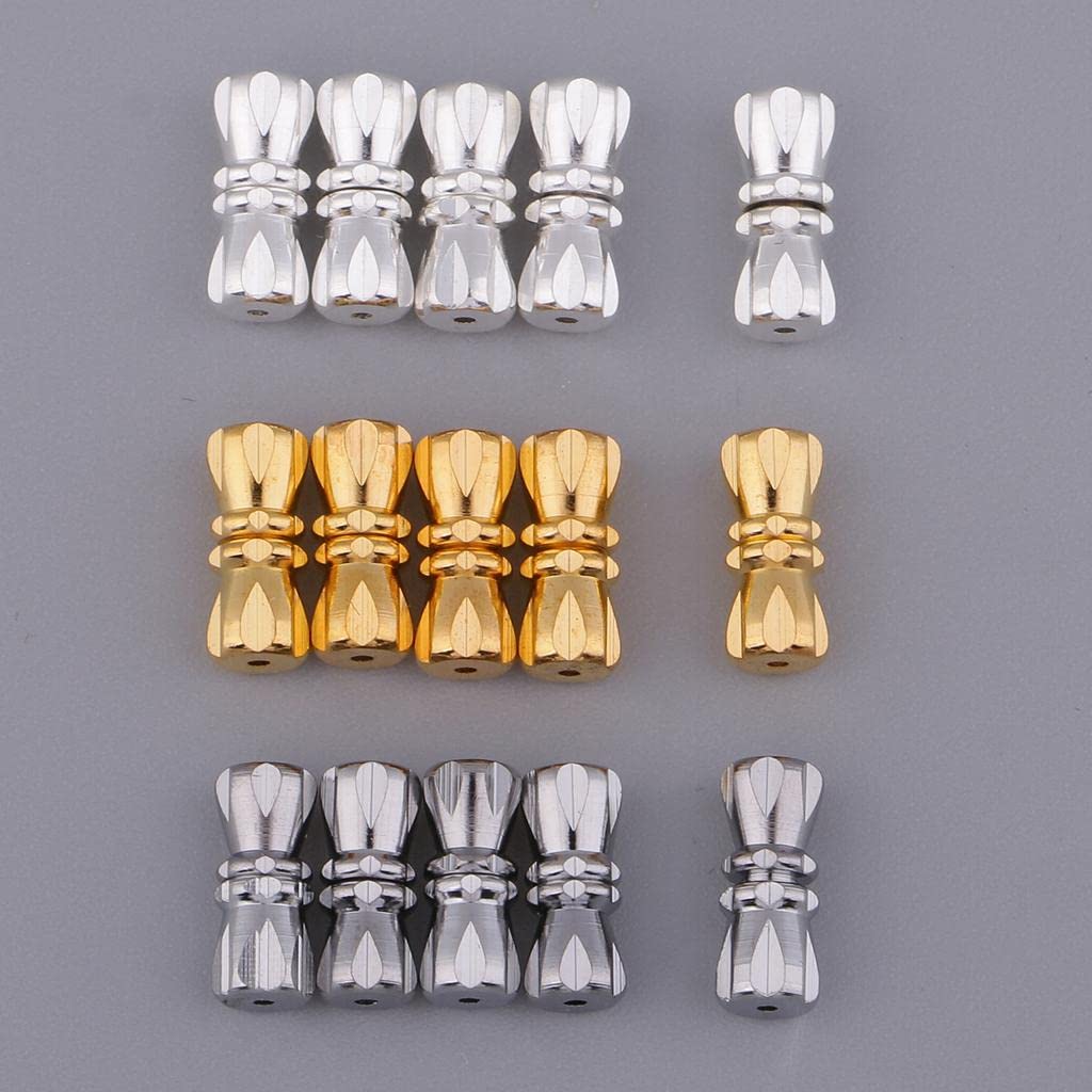 Colgante 2X 15 Cierre de Tornillo para Collares y Pulseras Fabricación de Joyas