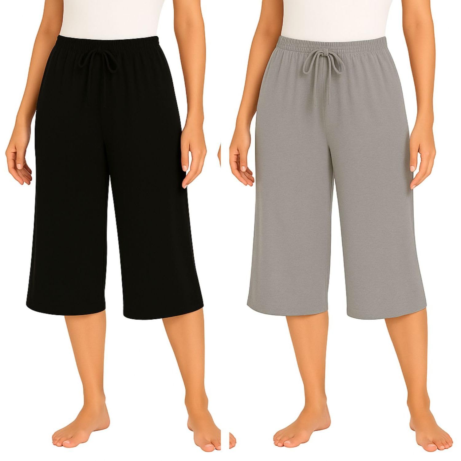 brand flex Womens Wide Leg Capri-picture-1