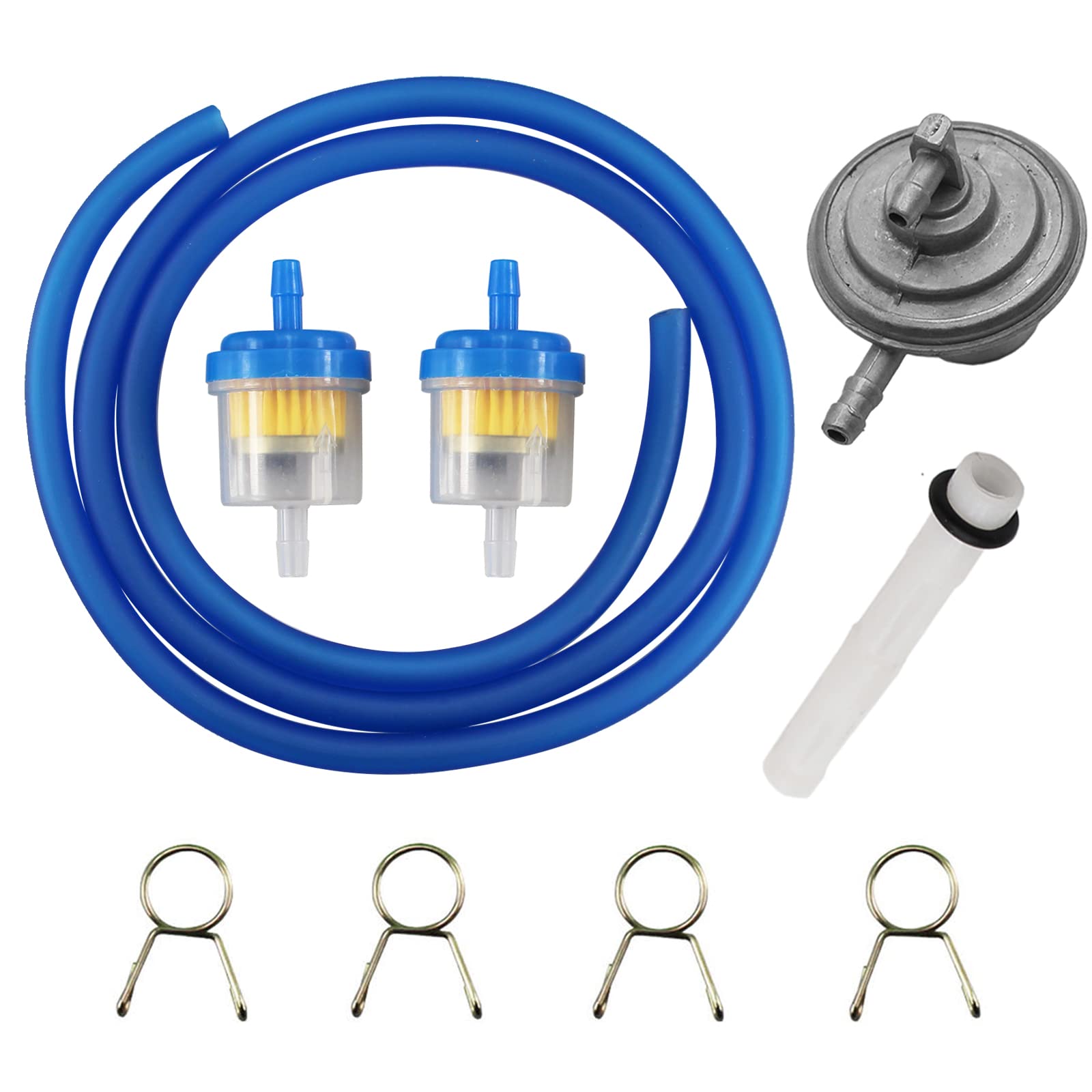 New Olym 0.19''x39.37'' (5mmx1m) Gas Fuel Filter Hose Tube Line for Chinese GY6 50cc 150cc 139QMB 157QMJ Tao Tao Scooter ATV Motorcycle Parts, Blue…