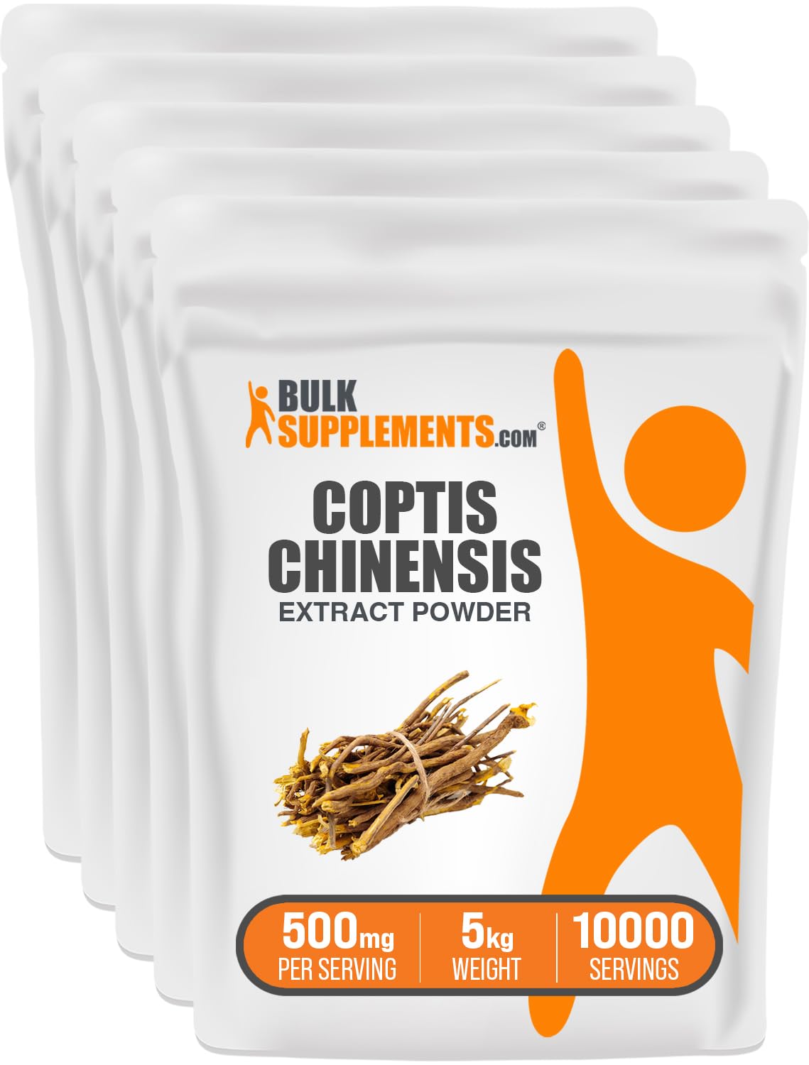 BulkSupplements com Coptis Chinensis Extract Powder - Golden Thread Supplement Herbal Supplement - Vegan Gluten Free 500mg per