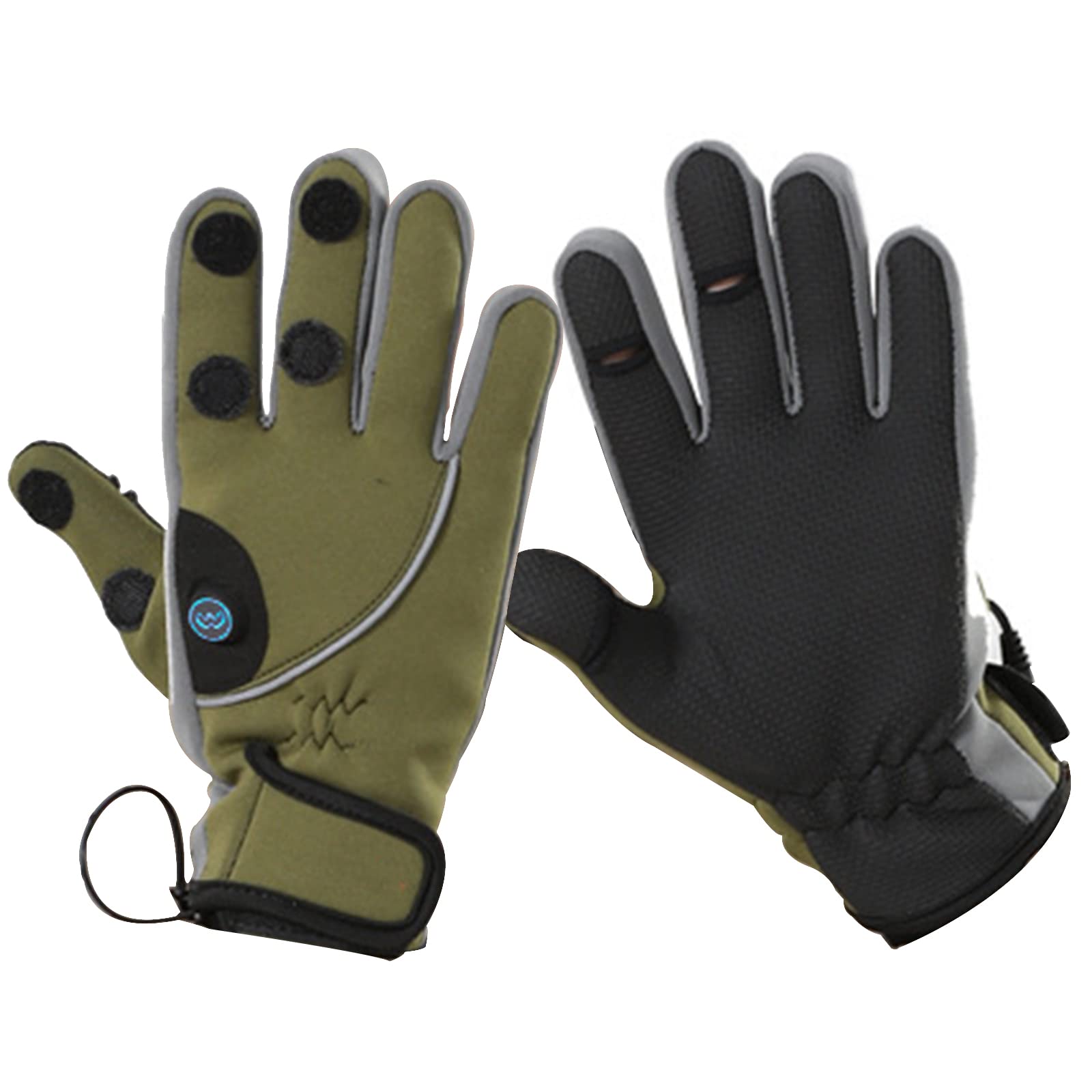 CHEWYNP Guantes calefactables sin Dedos con Tapa abatible, Guantes de Caza de Camuflaje, Guantes Convertibles de Camuflaje Antideslizantes a Prueba de Viento para Caza, Camping, Senderismo