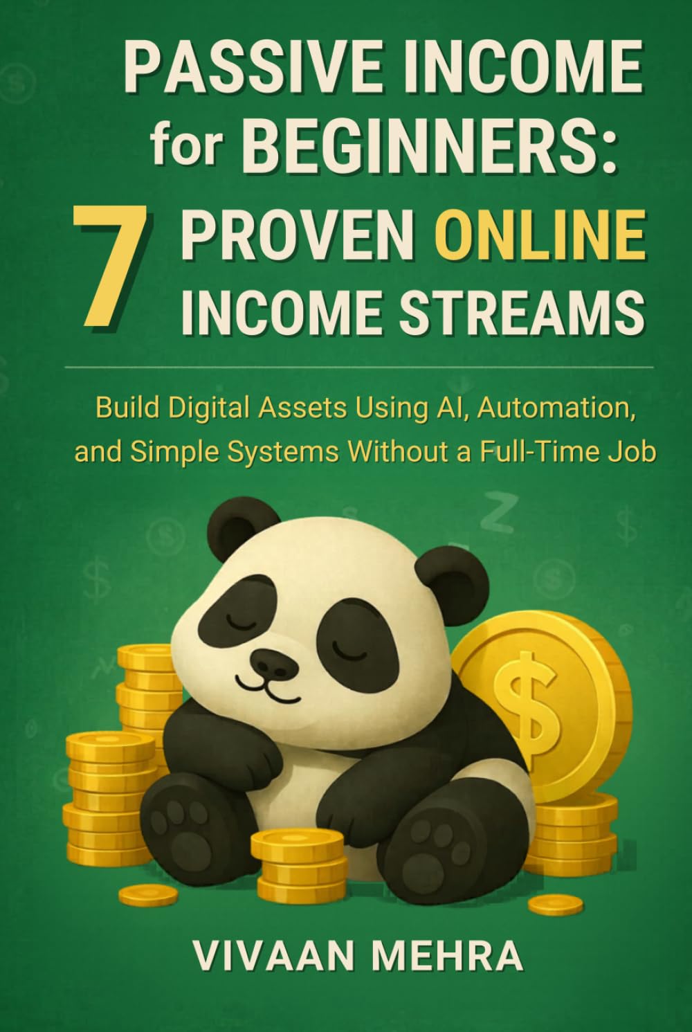 Passive Income for Beginners : 7 Proven Online Income Streams: Build Digital Assets Using AI, Automation, and Simple Systems Without a Full-Time Job