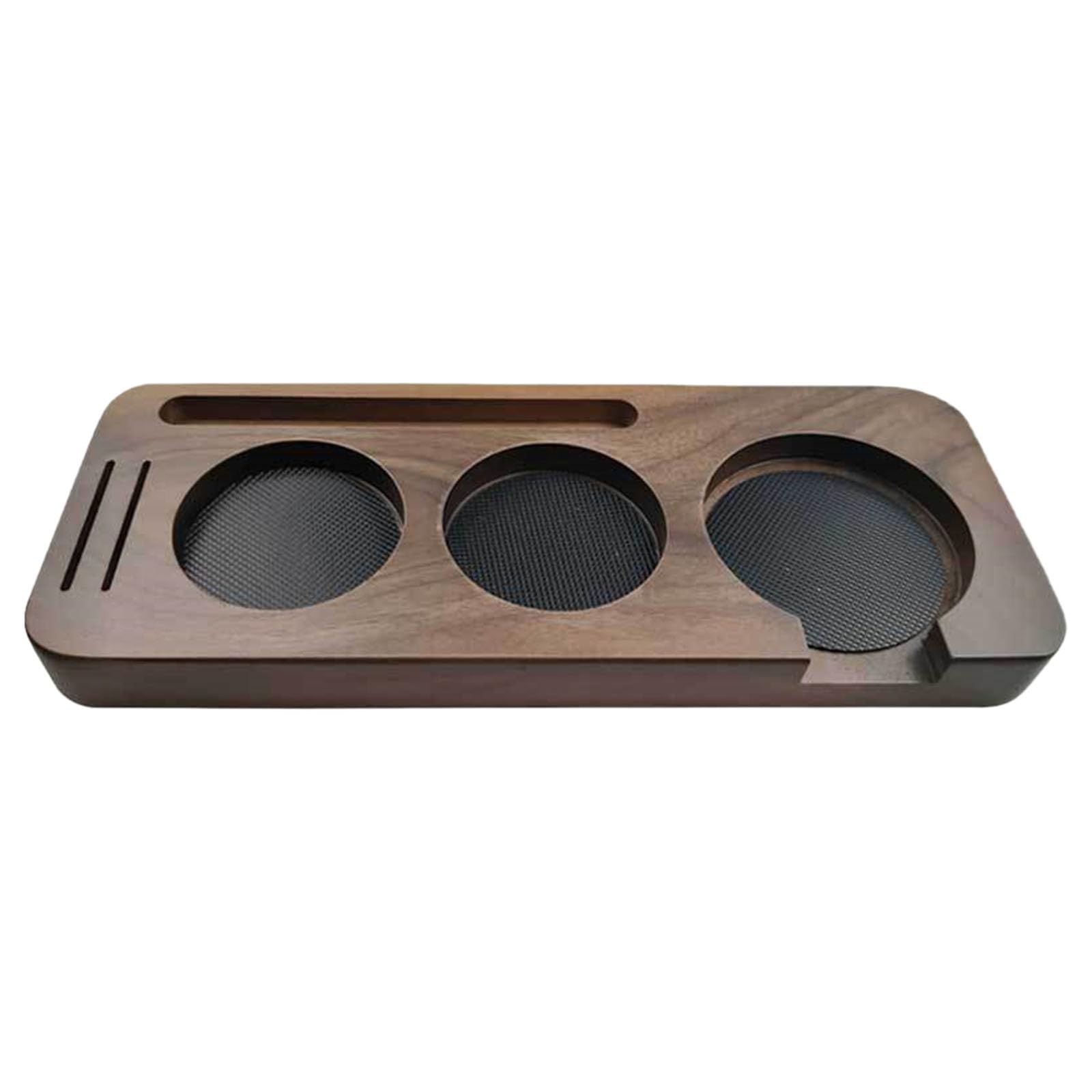 HDOYTXXM Wood 51mm Coffee Tamper Stand with Nonslip Design Tamper Holders for Efficient Placement in Busy Area Accessory