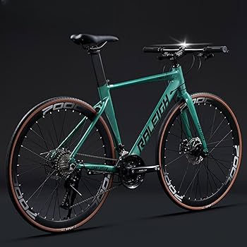 グリーン ロードバイク 700C Amazon | Dazzix新登場エアロロードロードバイク700C×40C防風競技24/27