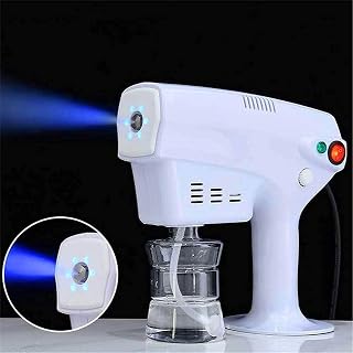 Pest control VaporizerNano Disinfection Spray Gun, Sprayer Nano atomizing Spray Machine 220V Electric Sprayer Blue Light Portable Fogger Machine Hairs Steam Spray Guns Hospital Home for Garden Home Ho