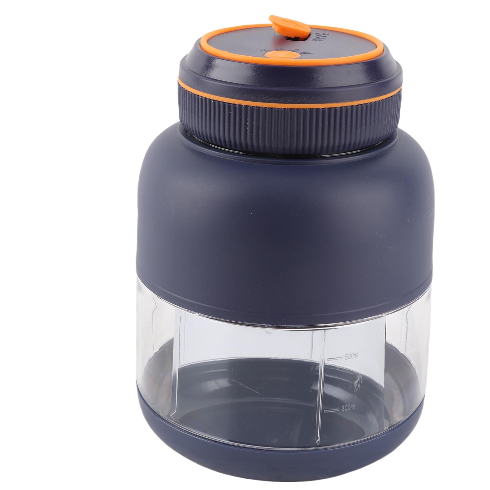 GLOGLOW Licuadora Portátil, Máquina de Frutas de Mano, Batidora Personal, Mini Licuadora con Batería de 1300 MAh y Taza Tritan de 800 Ml para Batidos, Batidos y Jugos (BLUE)