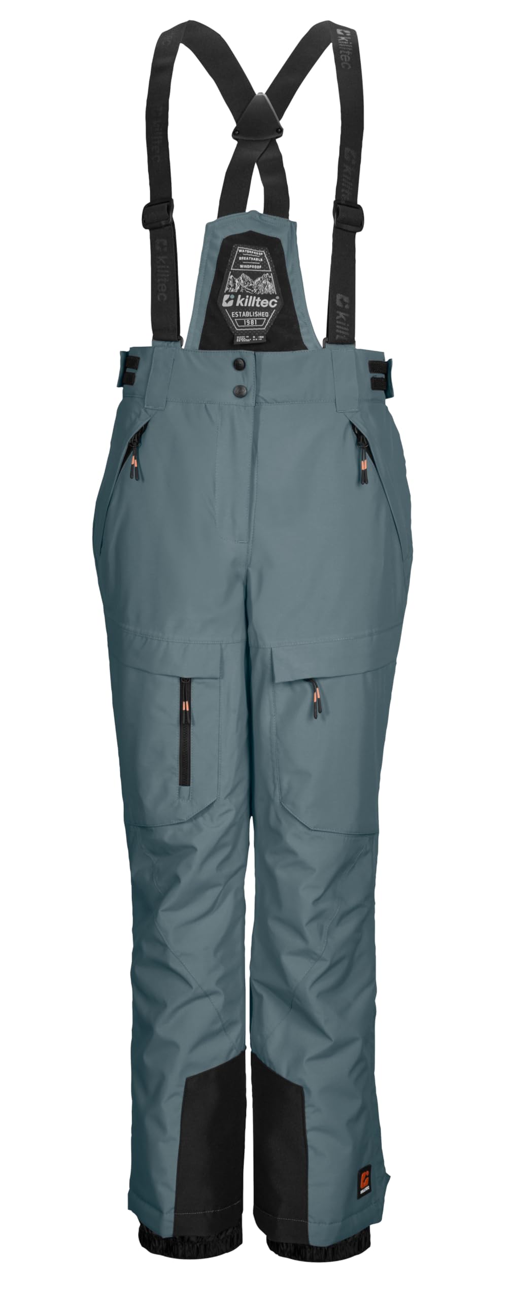 Killtec Jungen Skihose/Funktionshose mit abzippbarem Latz, Schneefang und Kantenschutz Ksw 204 Bys Ski Pnts