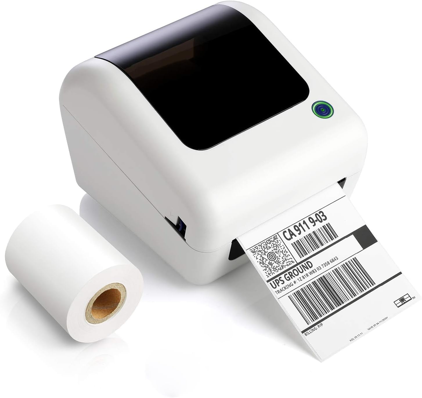 JADENS Bluetooth Thermal Shipping Label Printer - High Speed 4x6 Wireless Label Maker Machine, Support PC, Phone, USB for MAC, Compatible with Ebay, Amazon, Shopify, Etsy, USPS Barcode, Mailing