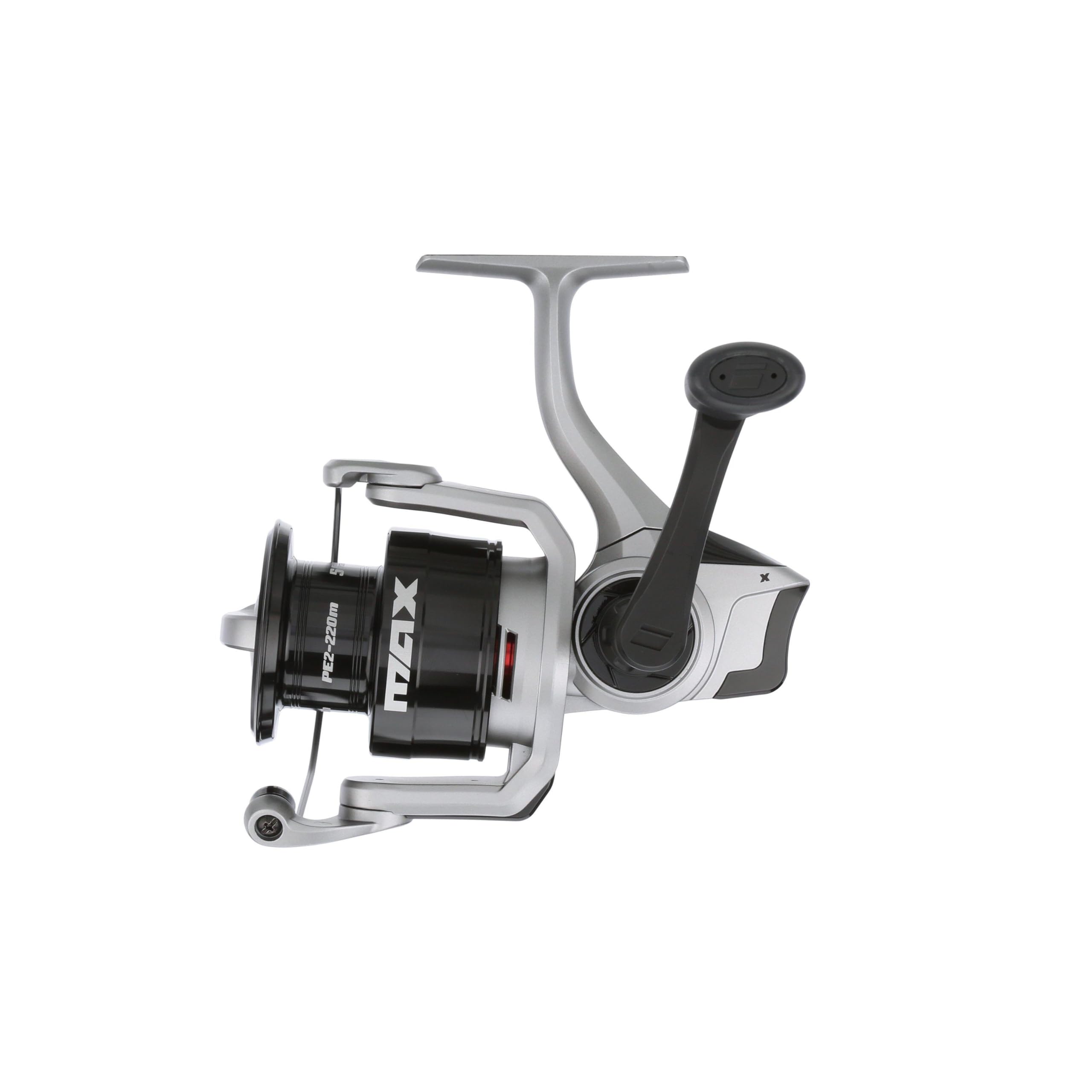 Abu Garcia MAX X Carrete Giratorio | Cuerpo de Grafito con Sistema de Arrastre Suave para Todos los Pescadores | De Agua Dulce y de bajura para Bass, Lucio y Trucha | Ambidiestra | Varios tamaños