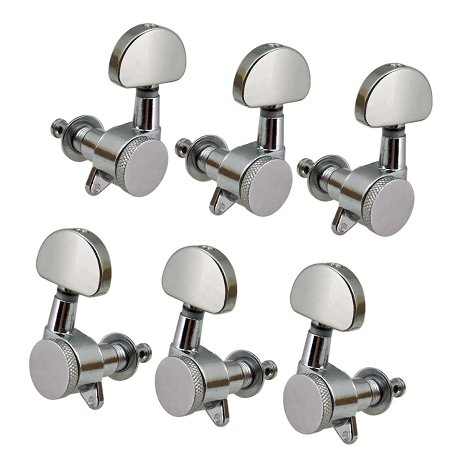 Cheville d'accord corde guitare 6 PCS Guitare Machine Tuners Metal 3 Gauche 3 Right String Tuning Tuning Clean Remplacement Des Guitares Électriques