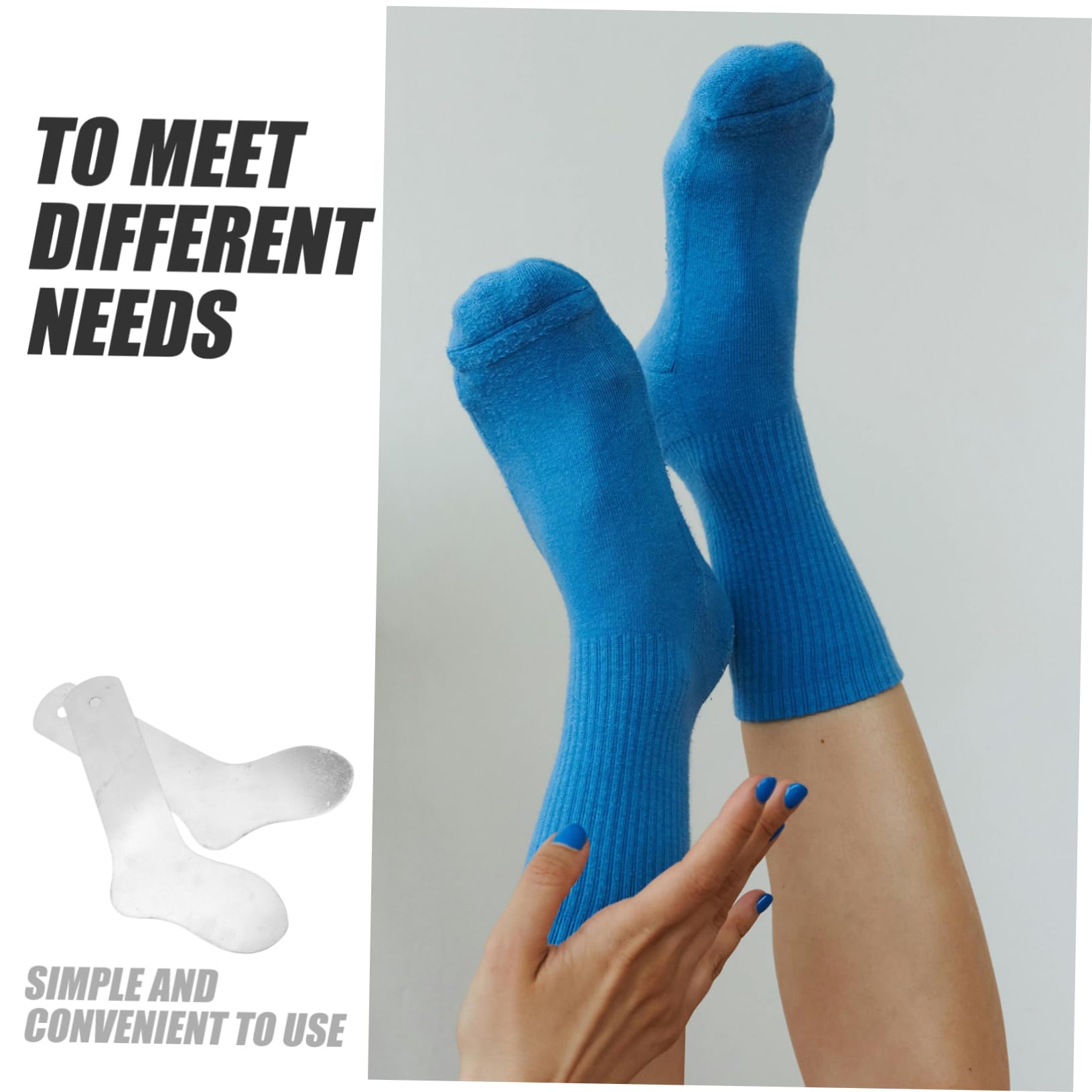 VILLFUL Aluminum Sock Jigs Sock Boards for Sock Display Holders Organizing Liners for Clean Sock Display