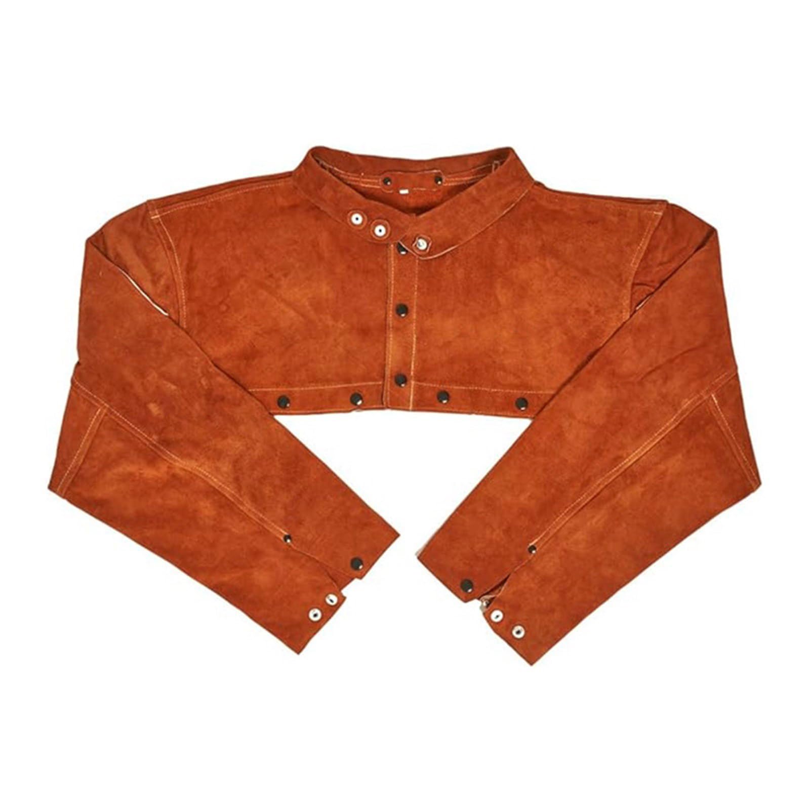 XuQiZZpp Multipurpose Protective Sleeved Jackets Coat Apparel Industrial Nylon Construction Enhancing Mobility Welding Projects