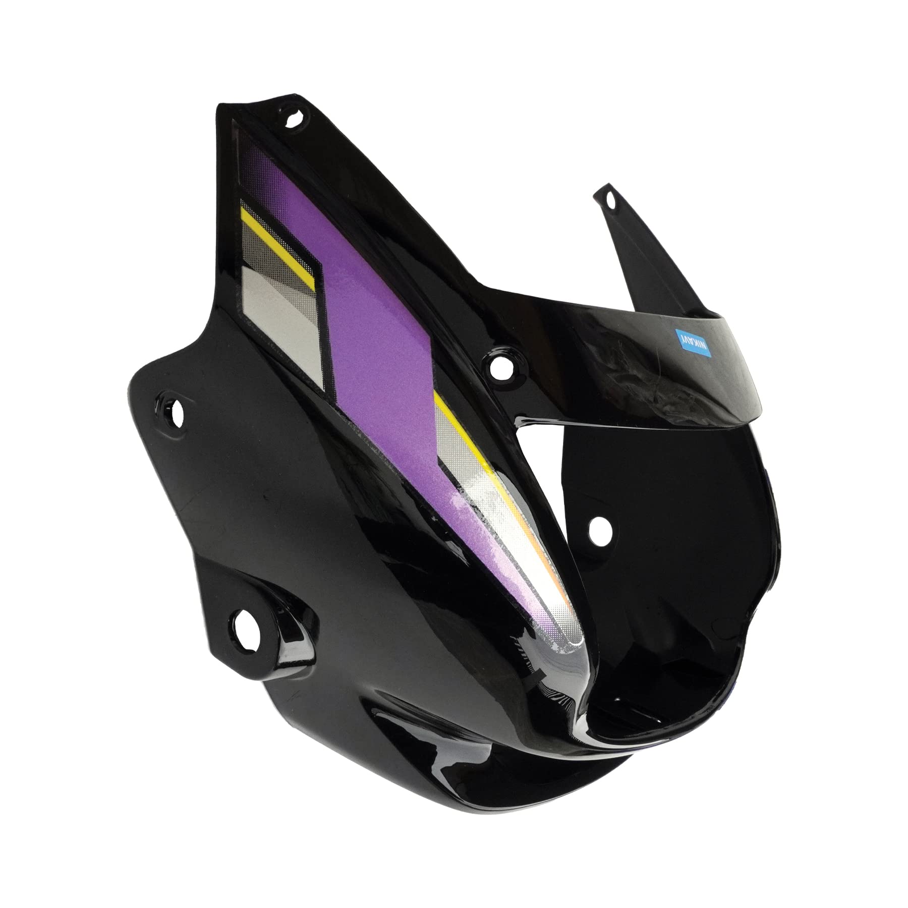 NIKAVI N509 Head Light Mask Compatible Compatible for Hero Super Splendor A/W Bk-Blue-image-25