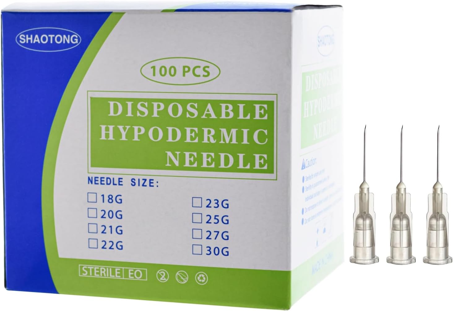 SHAOTONG Luer Lock Accessories-100Pcs (27G-Long 0.5In)
