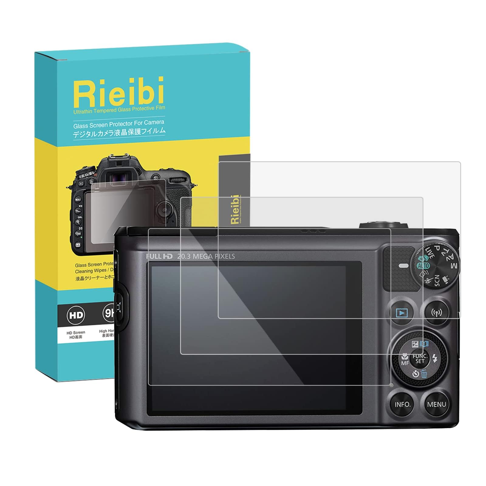 Amazon.com : Rieibi (3 Packs) Camera Screen Protector for Canon