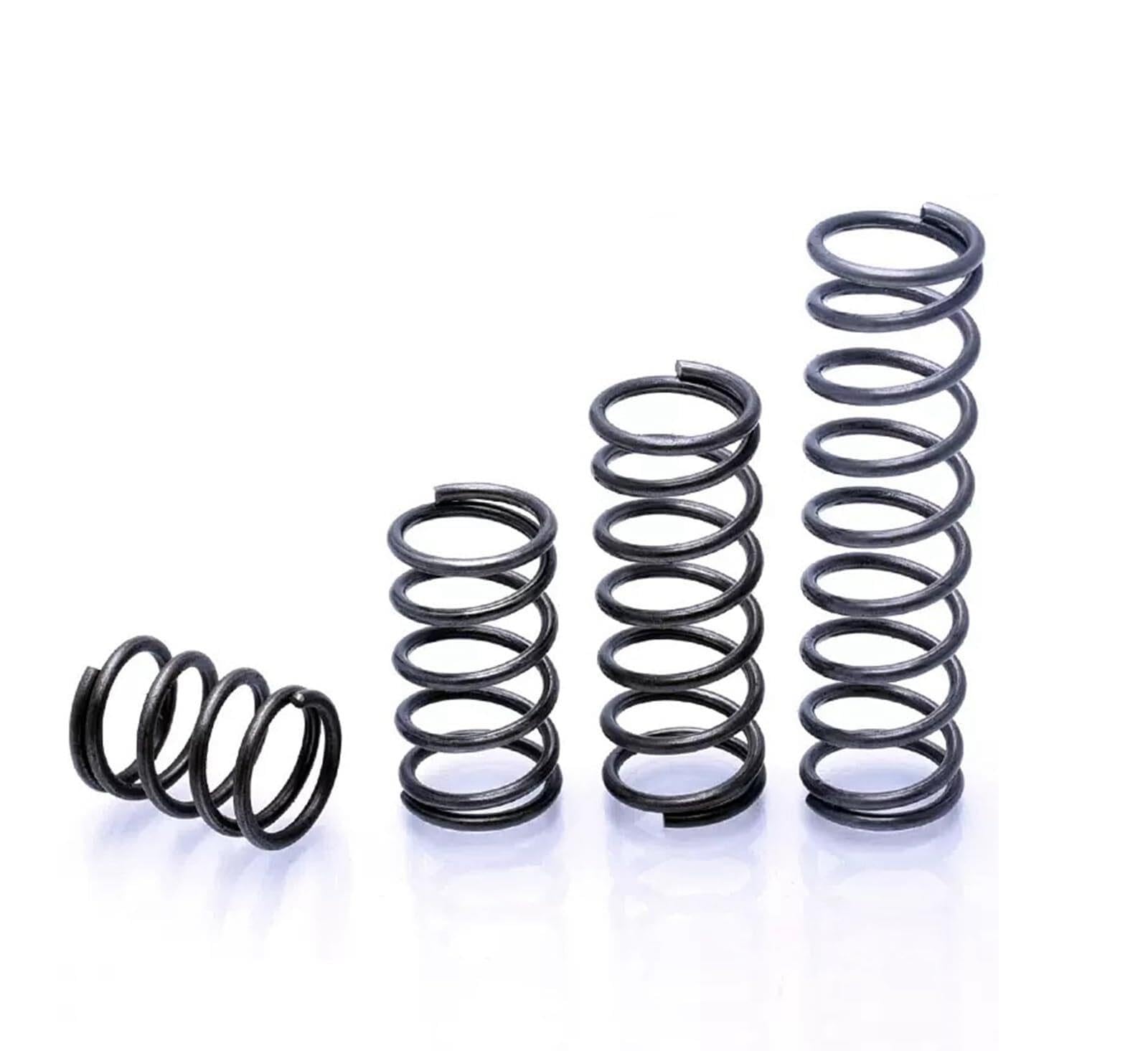 10 Pièces Ressort de Compression, Acier à Ressort 2x20x100 mm, Durable
