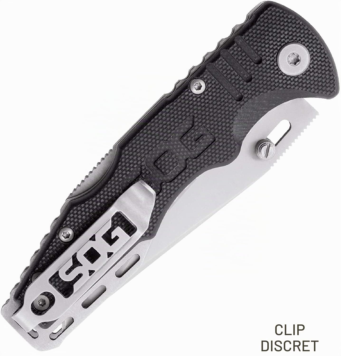 Sog Salute Mini Bead Blast 8Cr13MoV Couteau Pliant